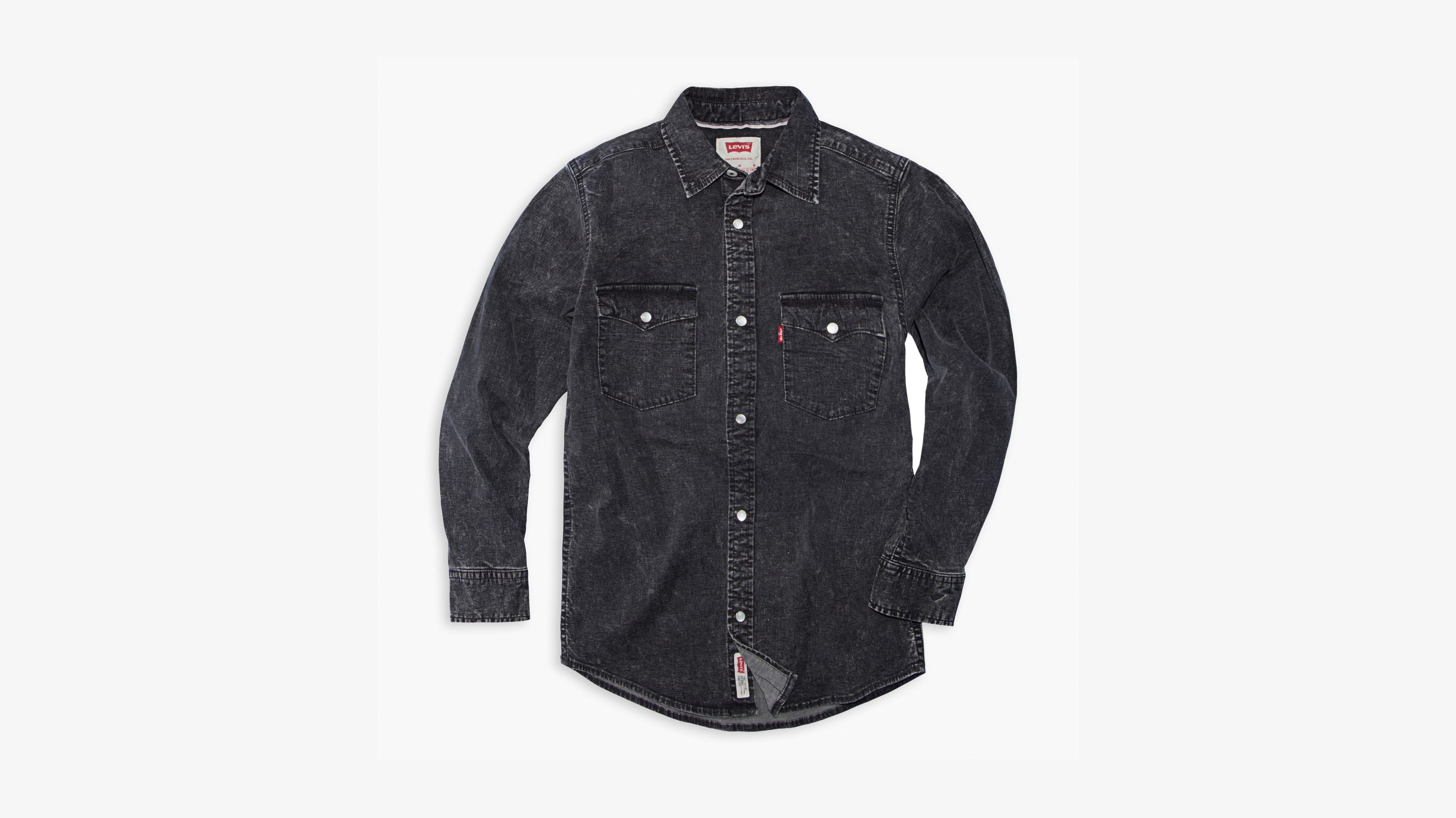 black levis western shirt