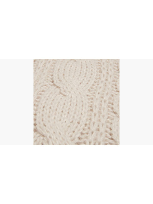 Lofty Cable Scarf - White | Levi's® US