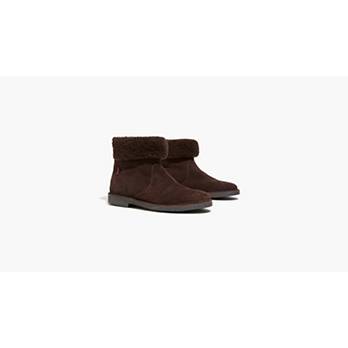Honey Sherpa Ankle Booties 2