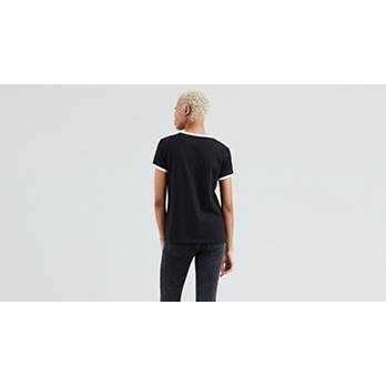 Perfect Ringer Tee Shirt - Black | Levi's® US