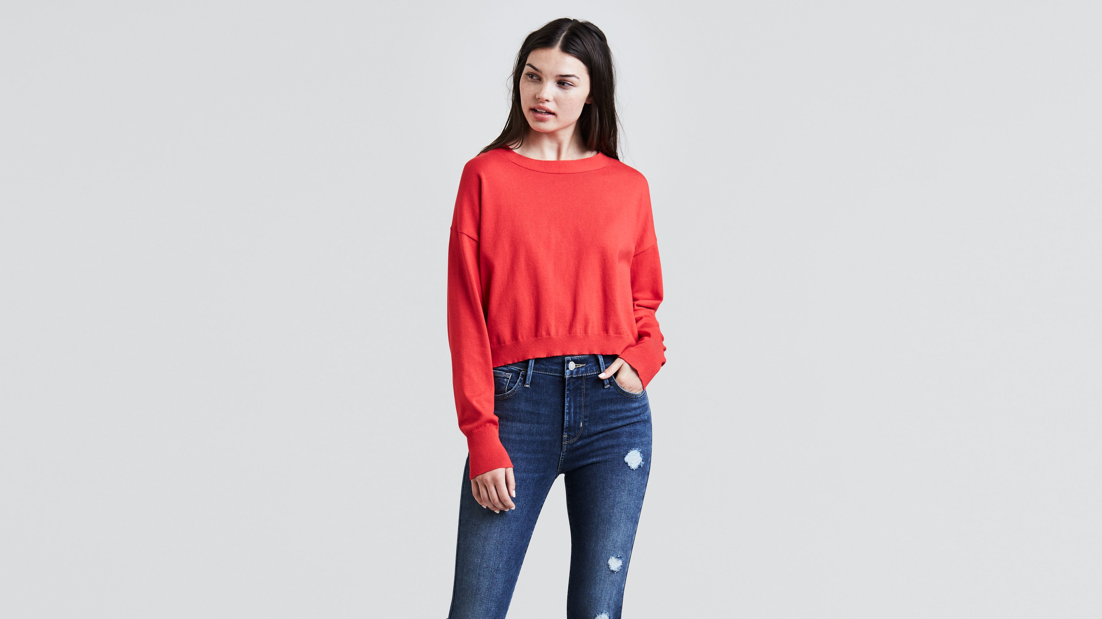 Tie Back Sweater - Red | Levi's® NO