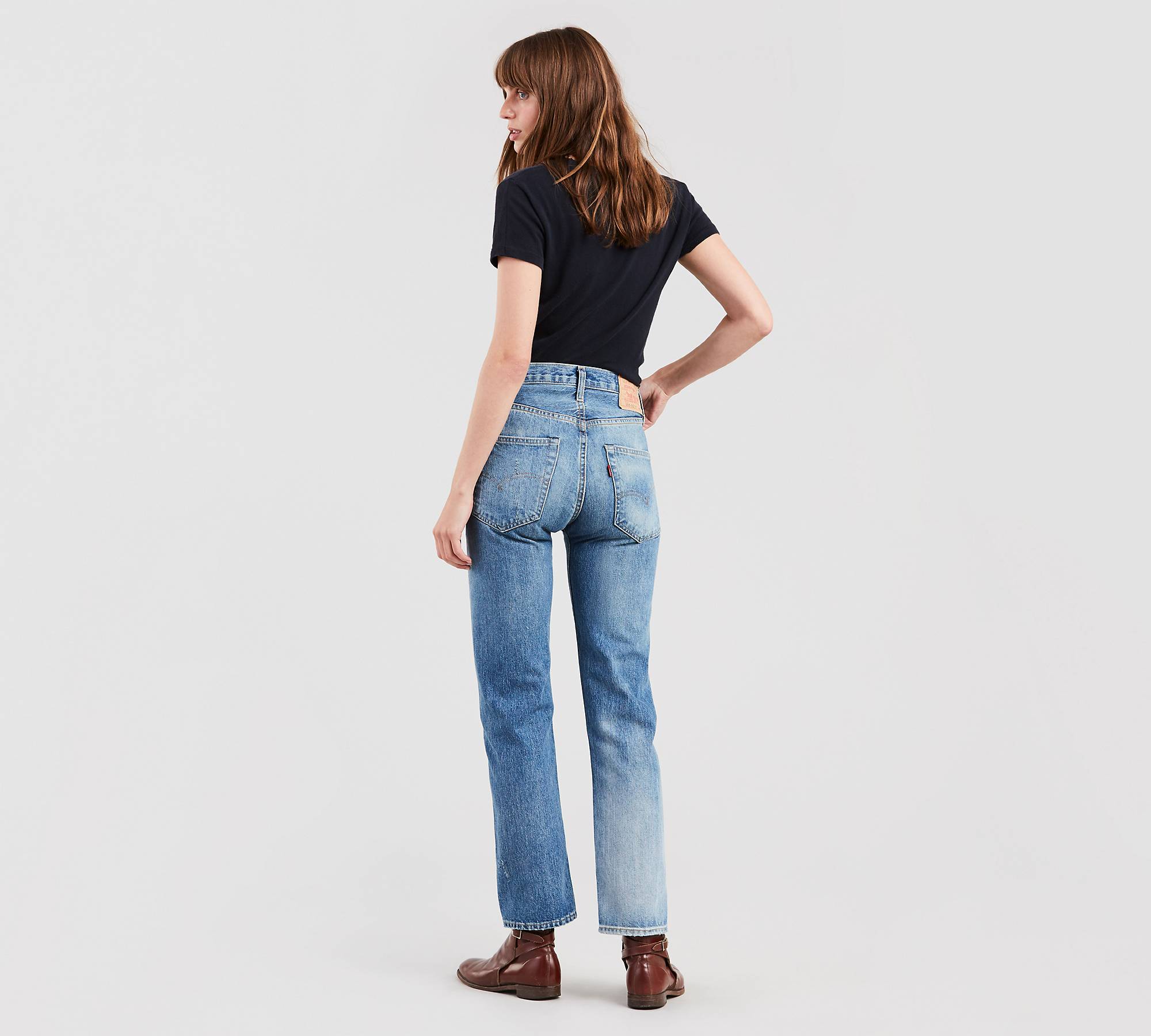 Women's straight leg levi's 505 pants Clearance