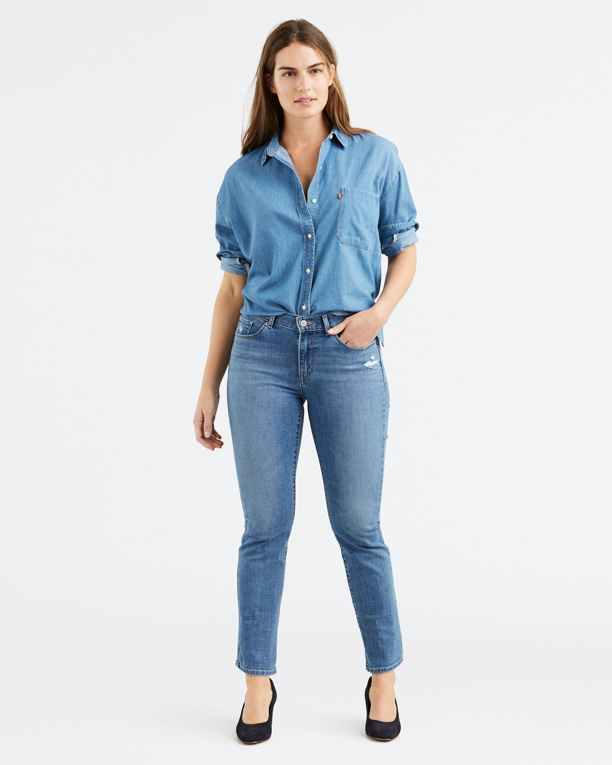 Classic Straight Fit Women's Jeans 1