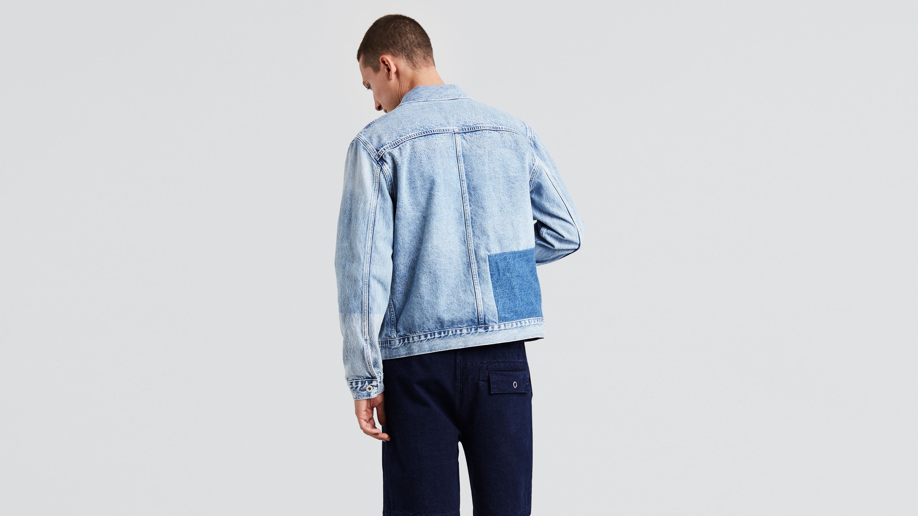 【BRICK】LUKE IV DEINM TRUCKER luke black denim trucker jacket Bootlegger 2000007551