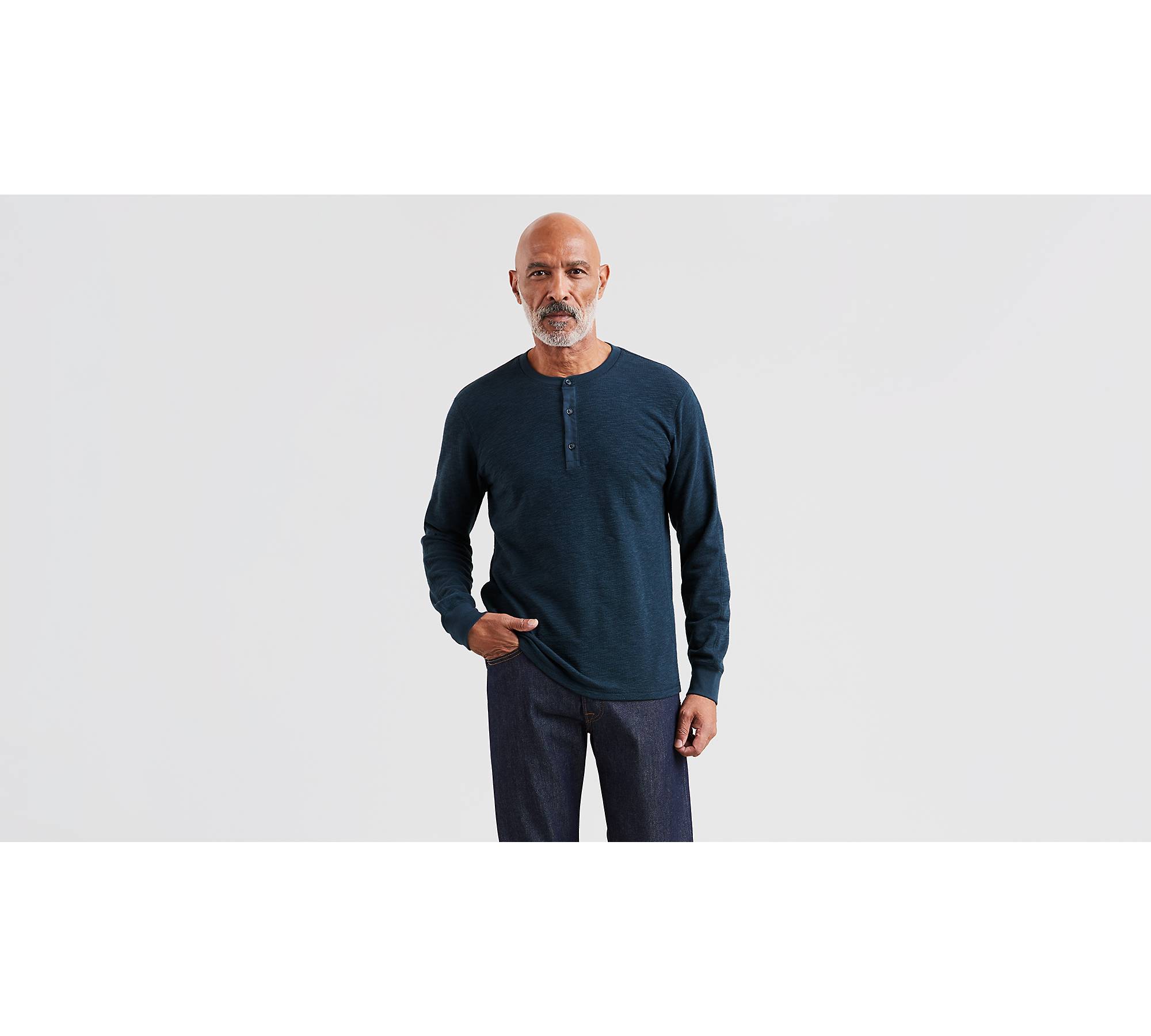 opskrift Antologi platform Henley Shirt - Blue | Levi's® US