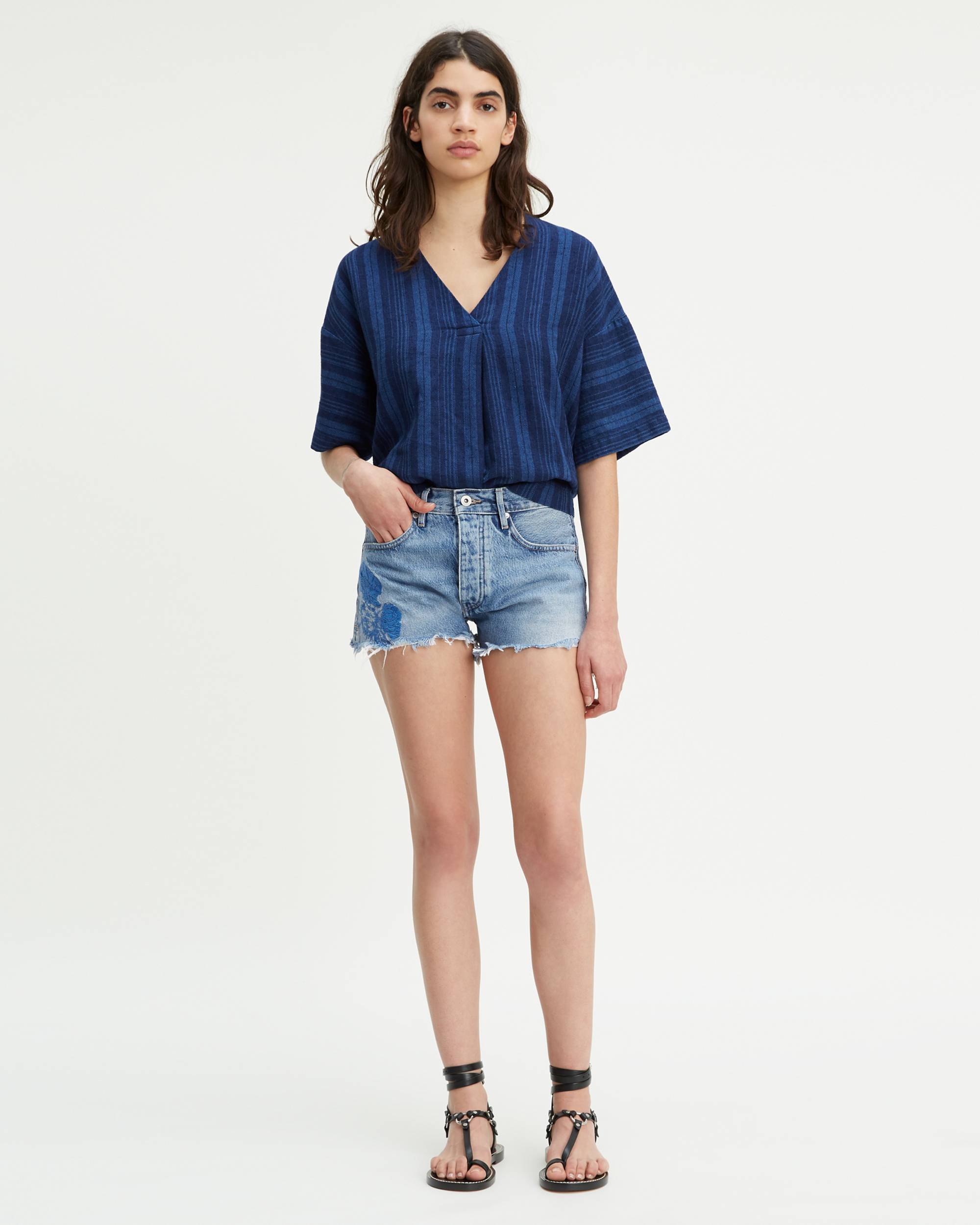 High Rise Womens Shorts 1