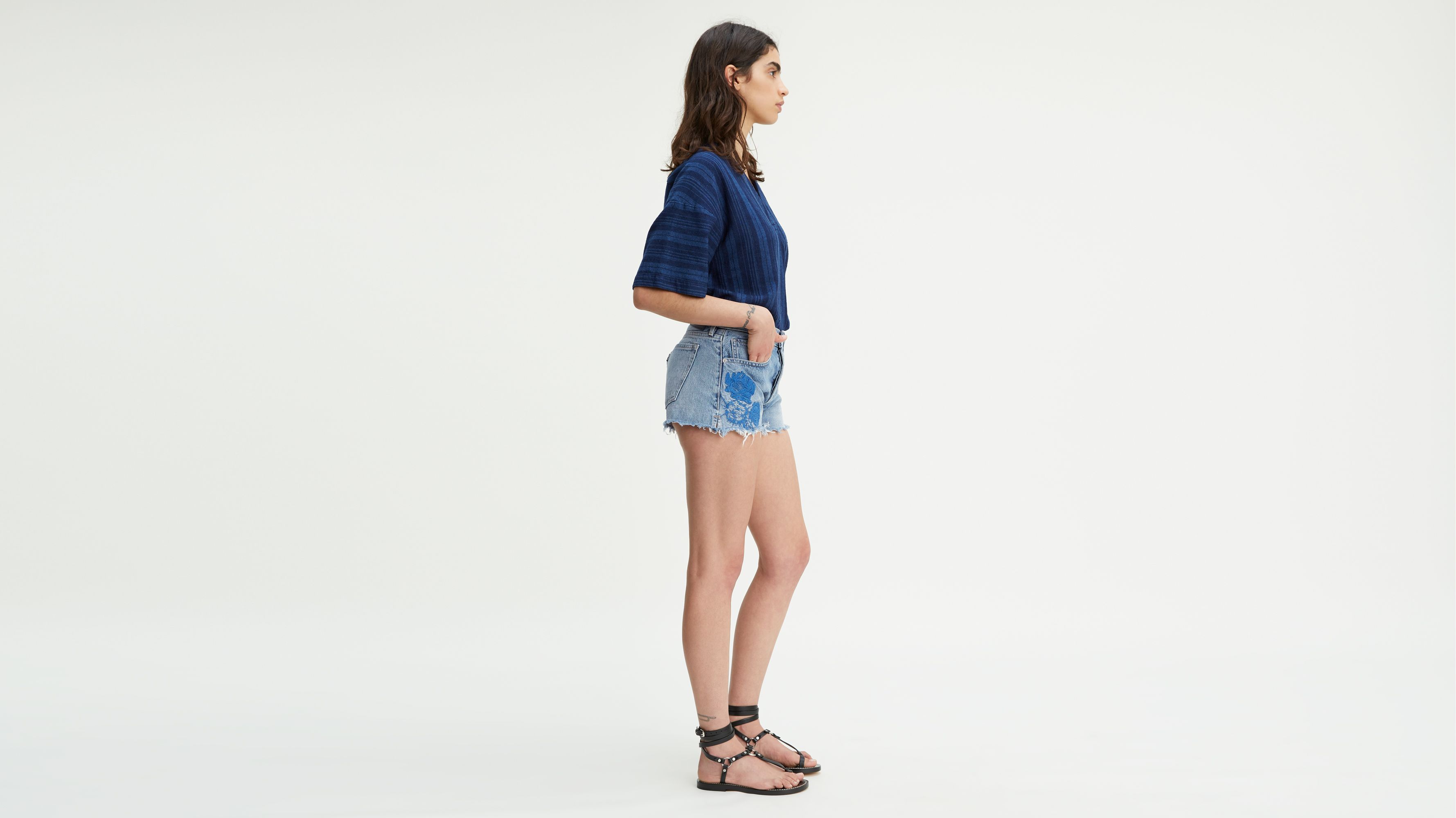 High Rise Womens Shorts 3