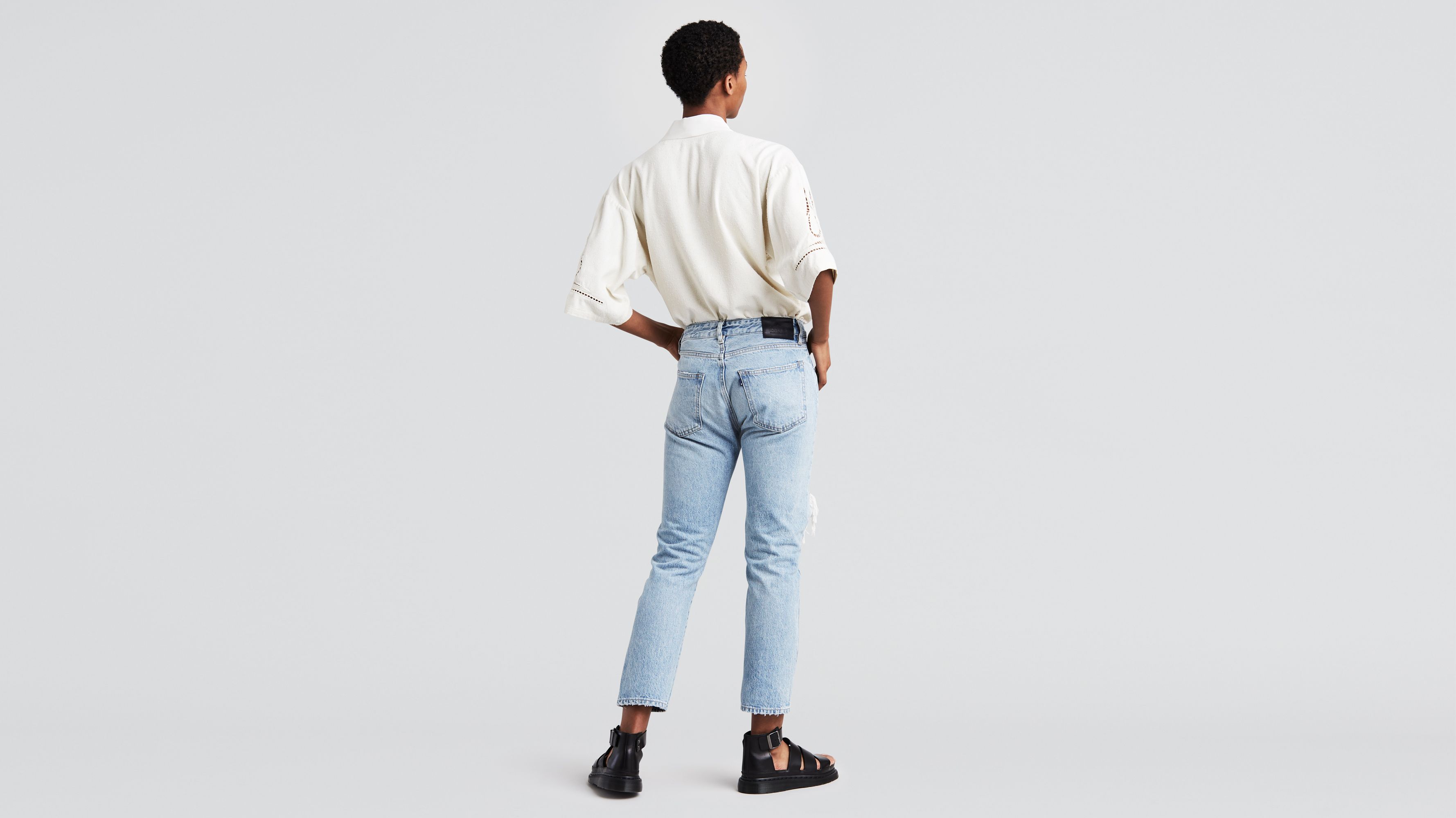 Straight Crop Women's Jeans 3