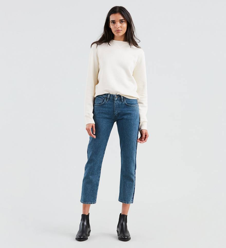 Straight Crop Women's Jeans 1