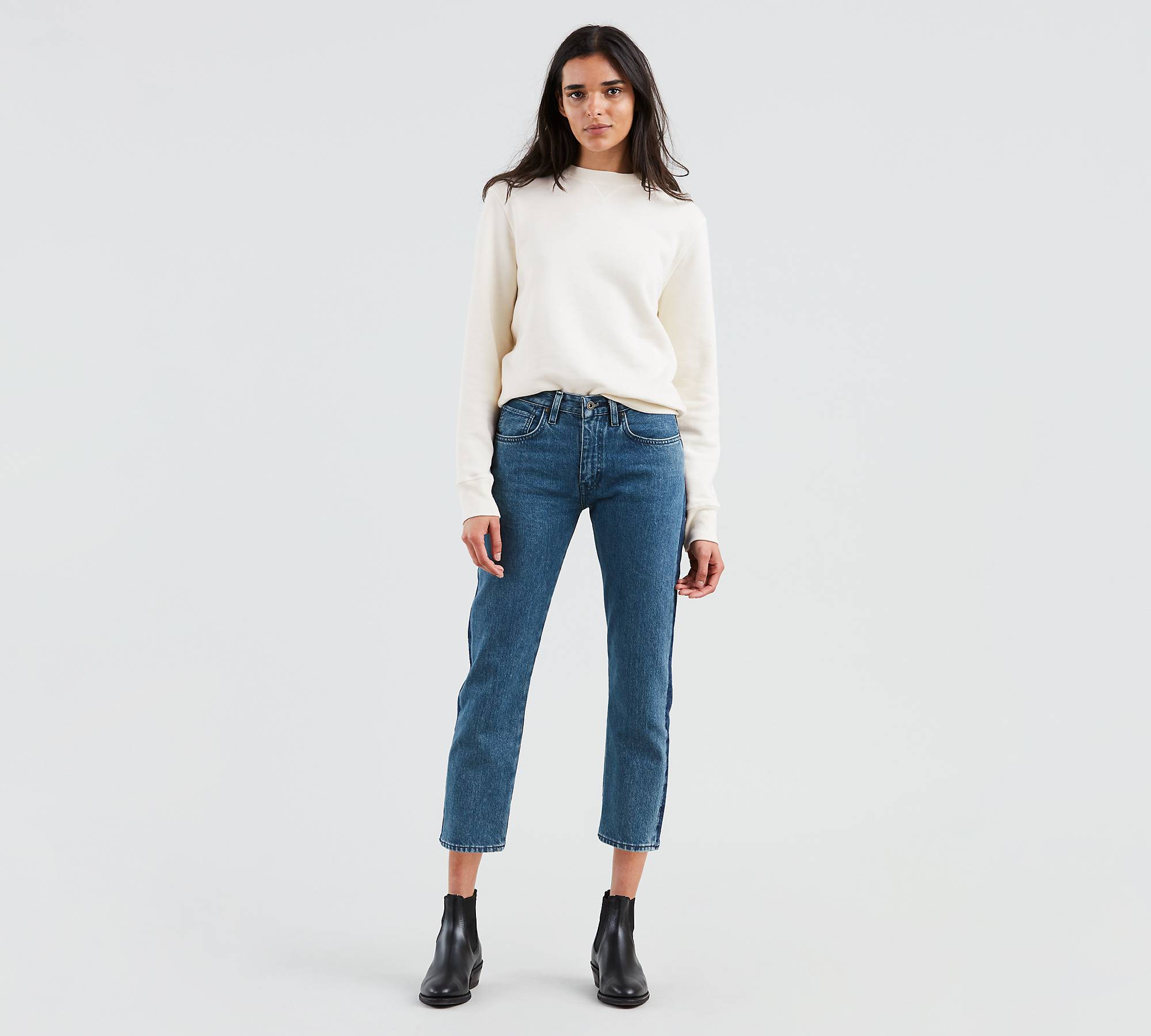 Straight Crop Women's Jeans 1