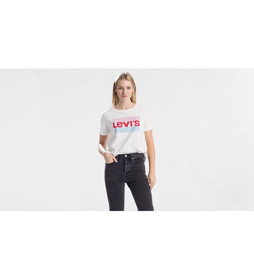 Graphic J.v. Tee Shirt - White | Levi's® US