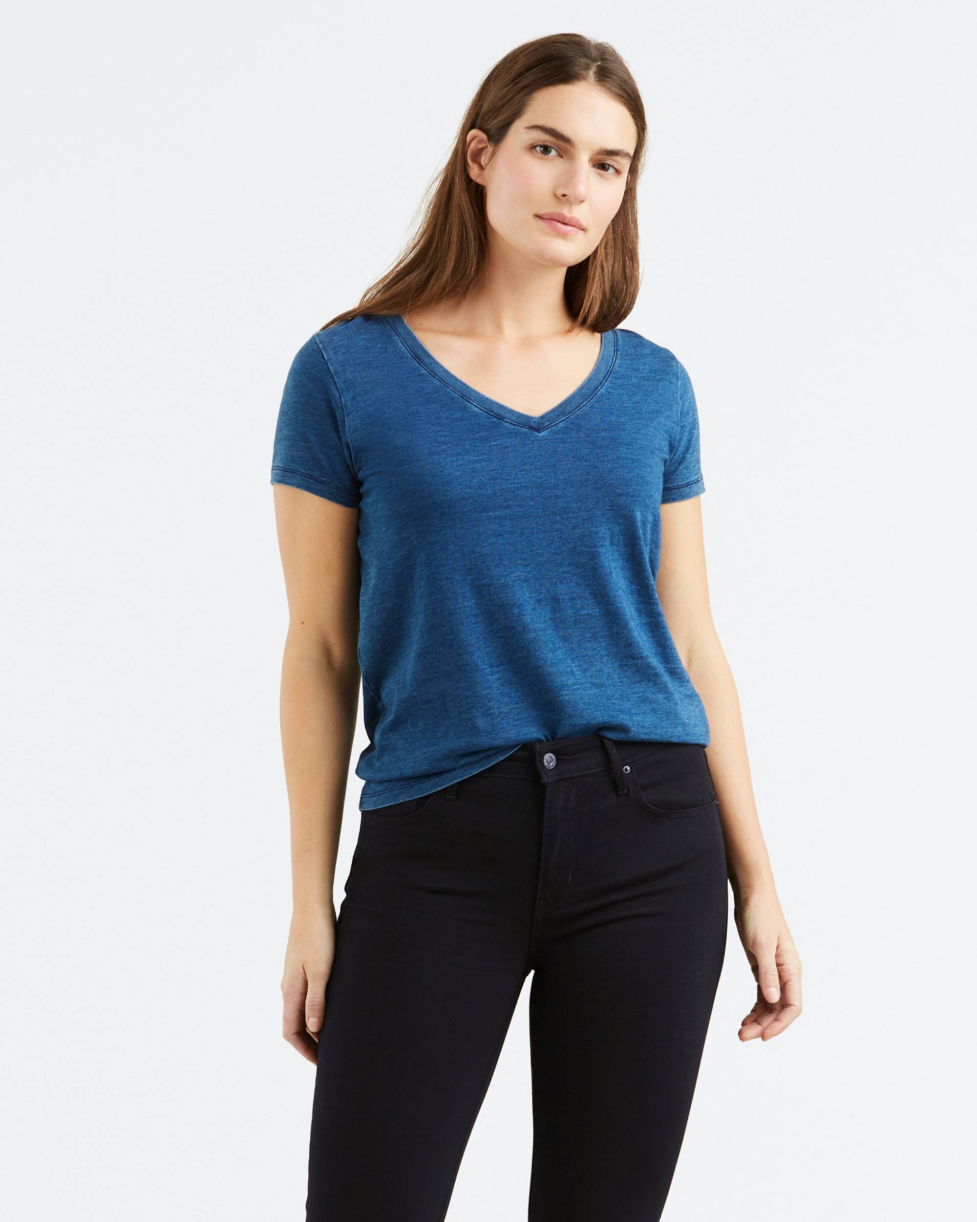 Perfect V-Neck Tee Shirt 1