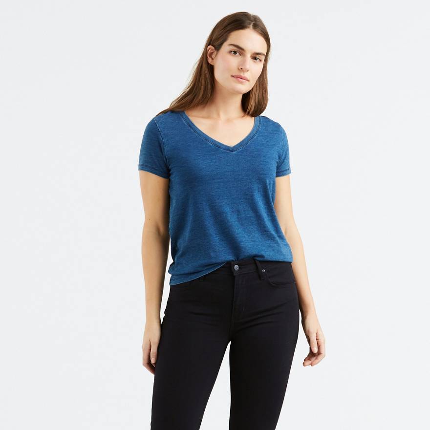 Perfect V-Neck Tee Shirt 1