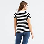 Striped Perfect V-Neck Tee Shirt 2