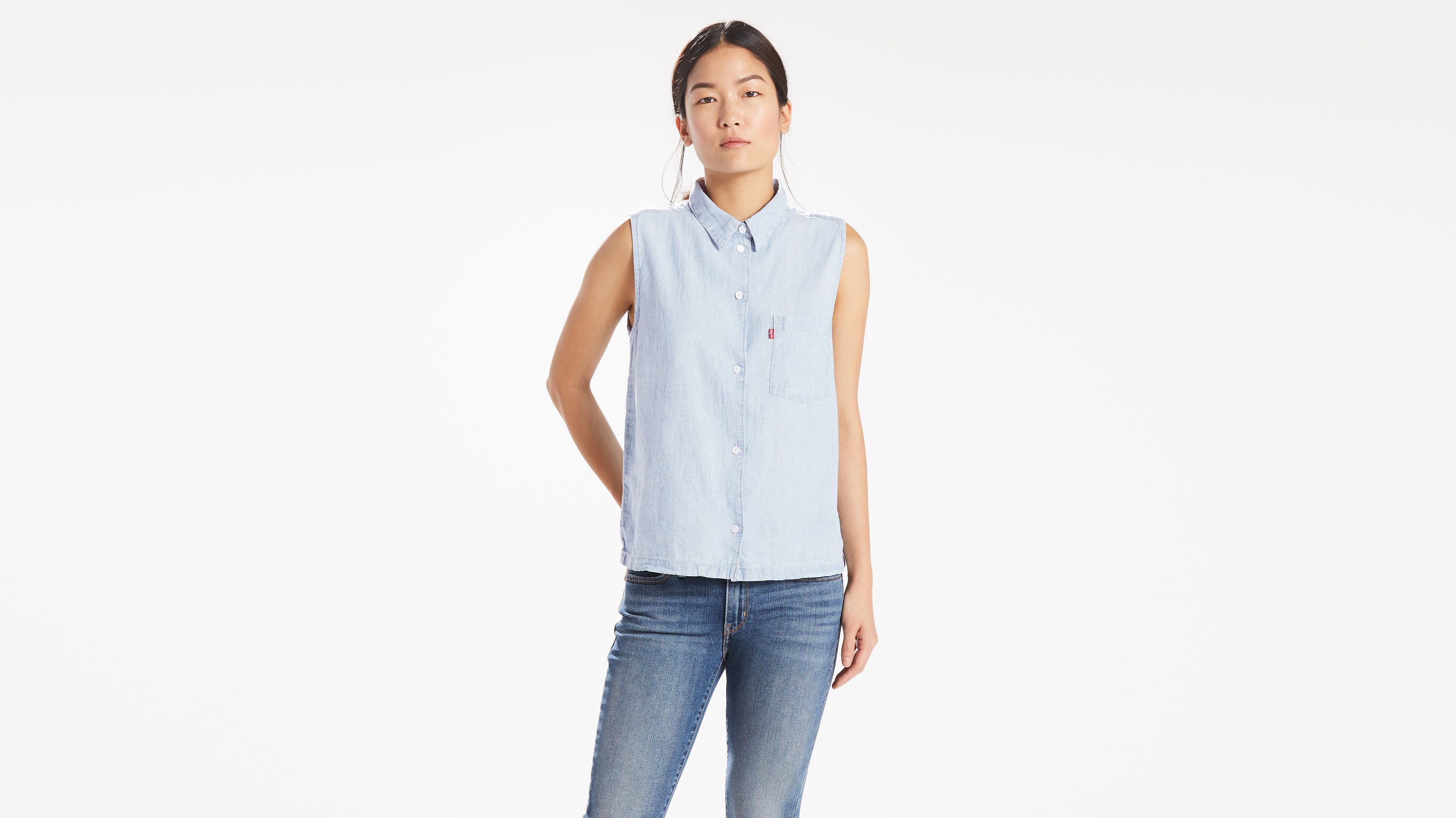 Levi's sale sleeveless shirt