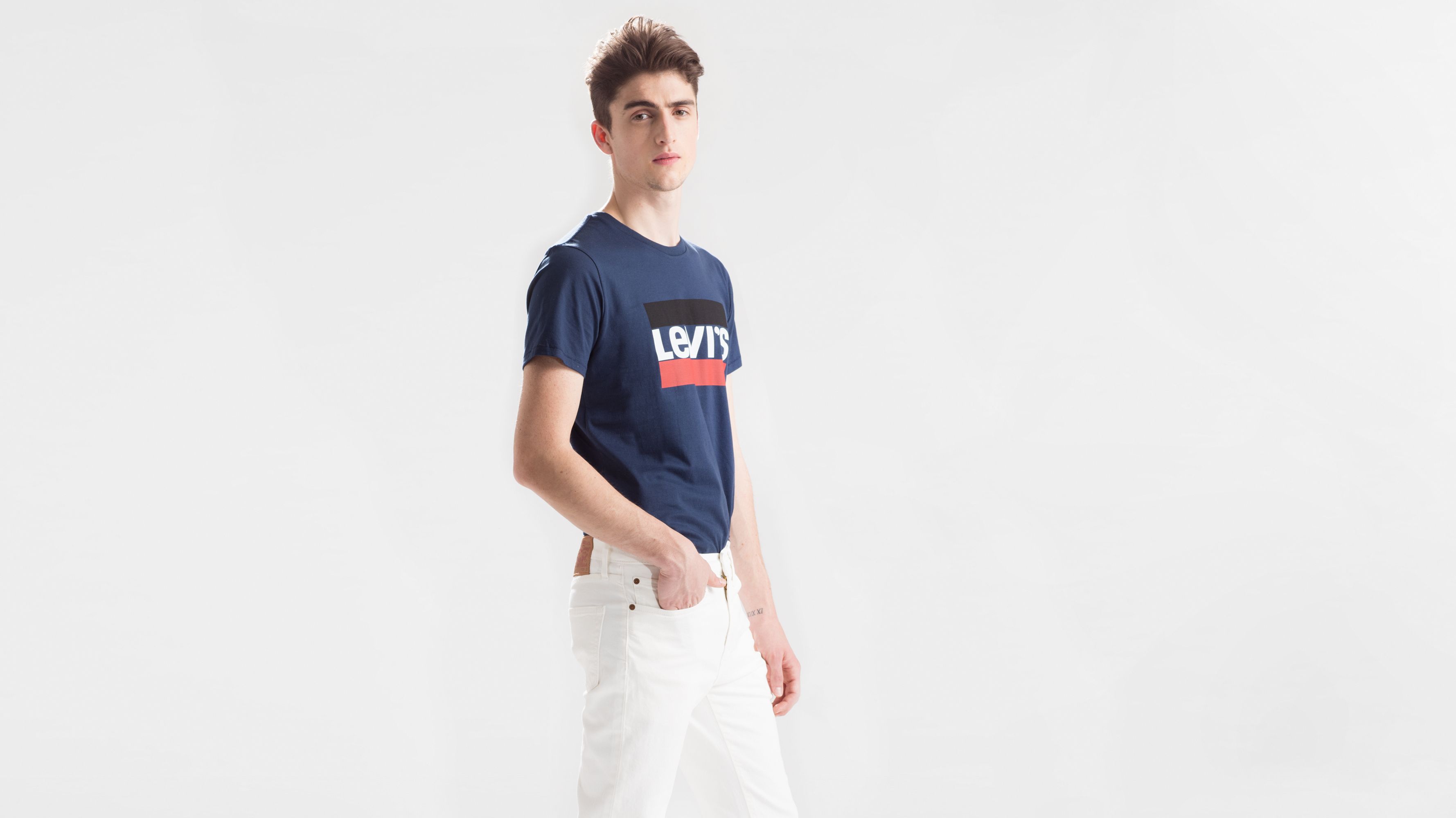 Sportswear Logo Tee Shirt - Blue | Levi 