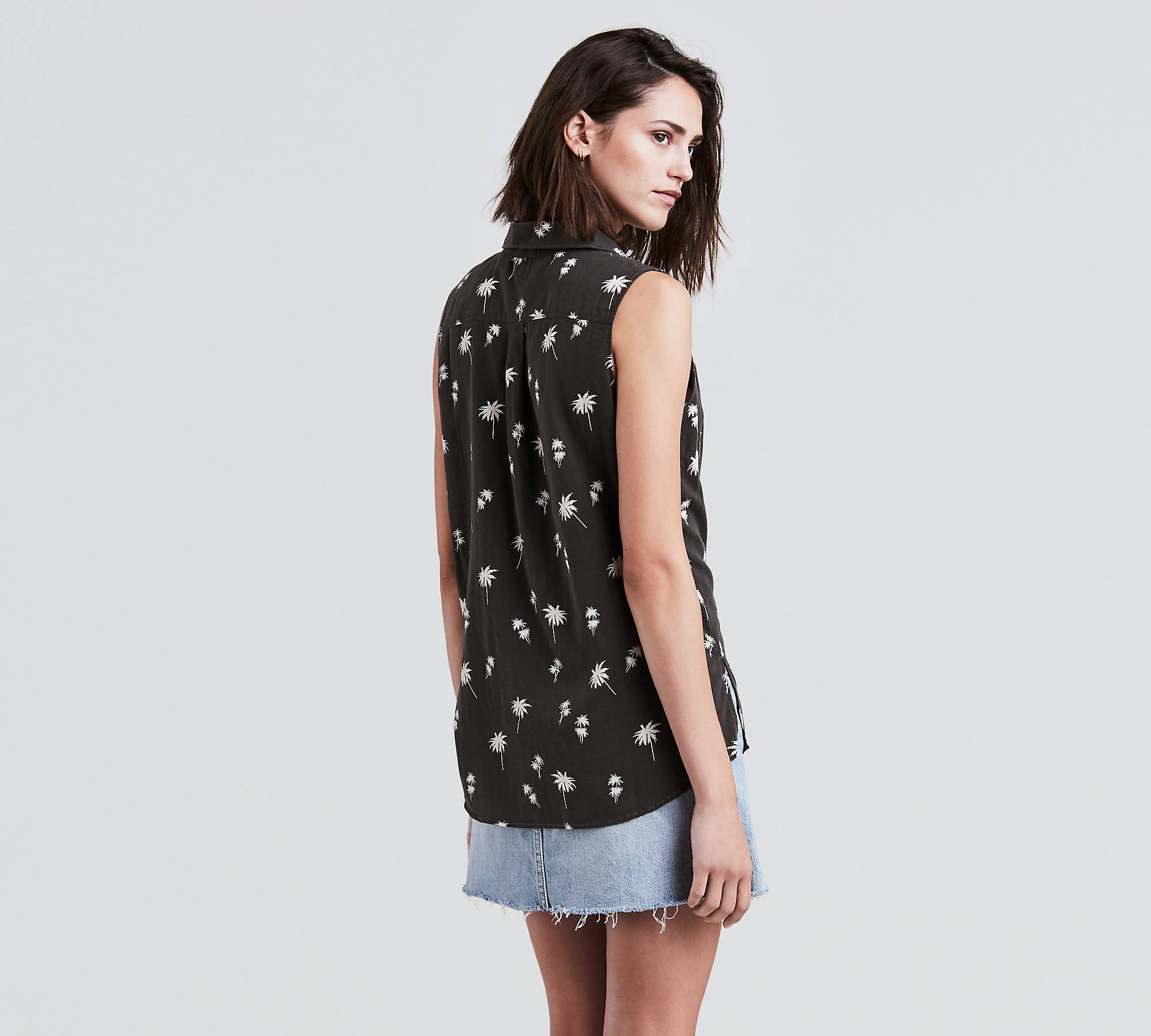 Coralie Sleeveless Shirt - Black | Levi's® US
