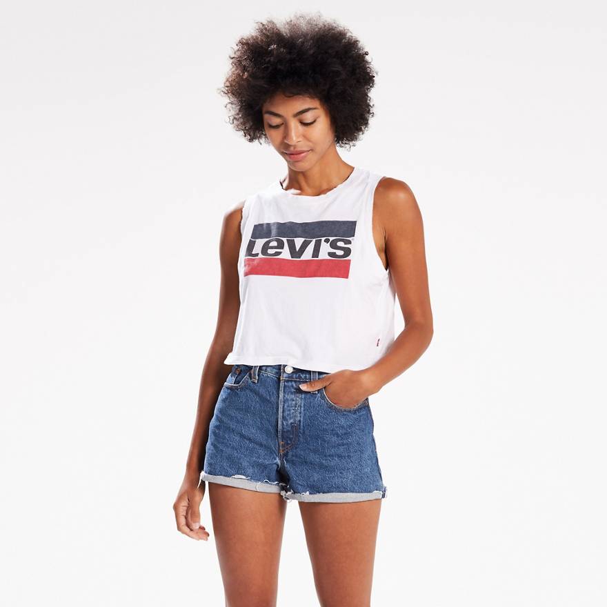 Graphic Crop Tank Top 1