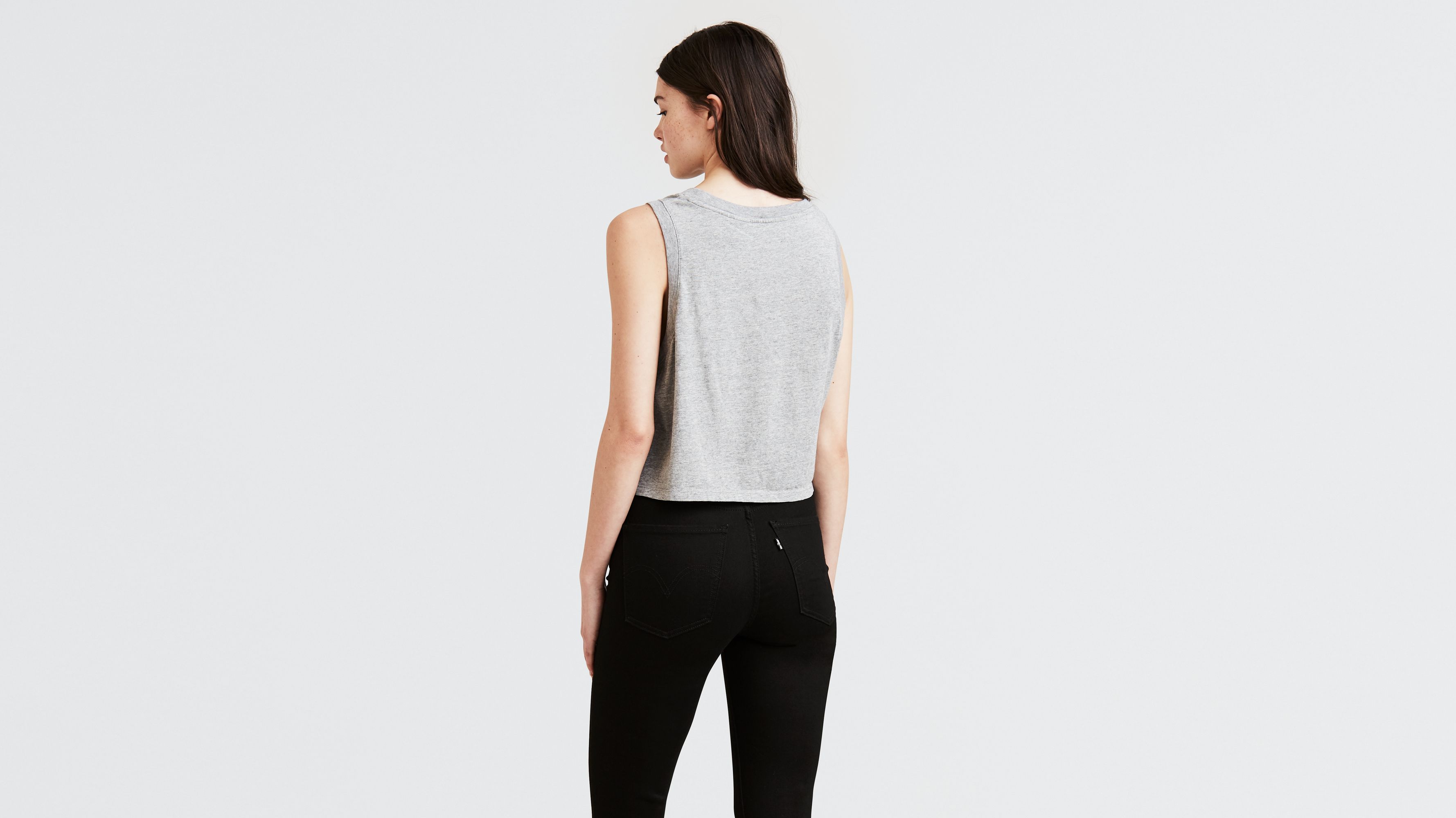 levi's graphic crop tank