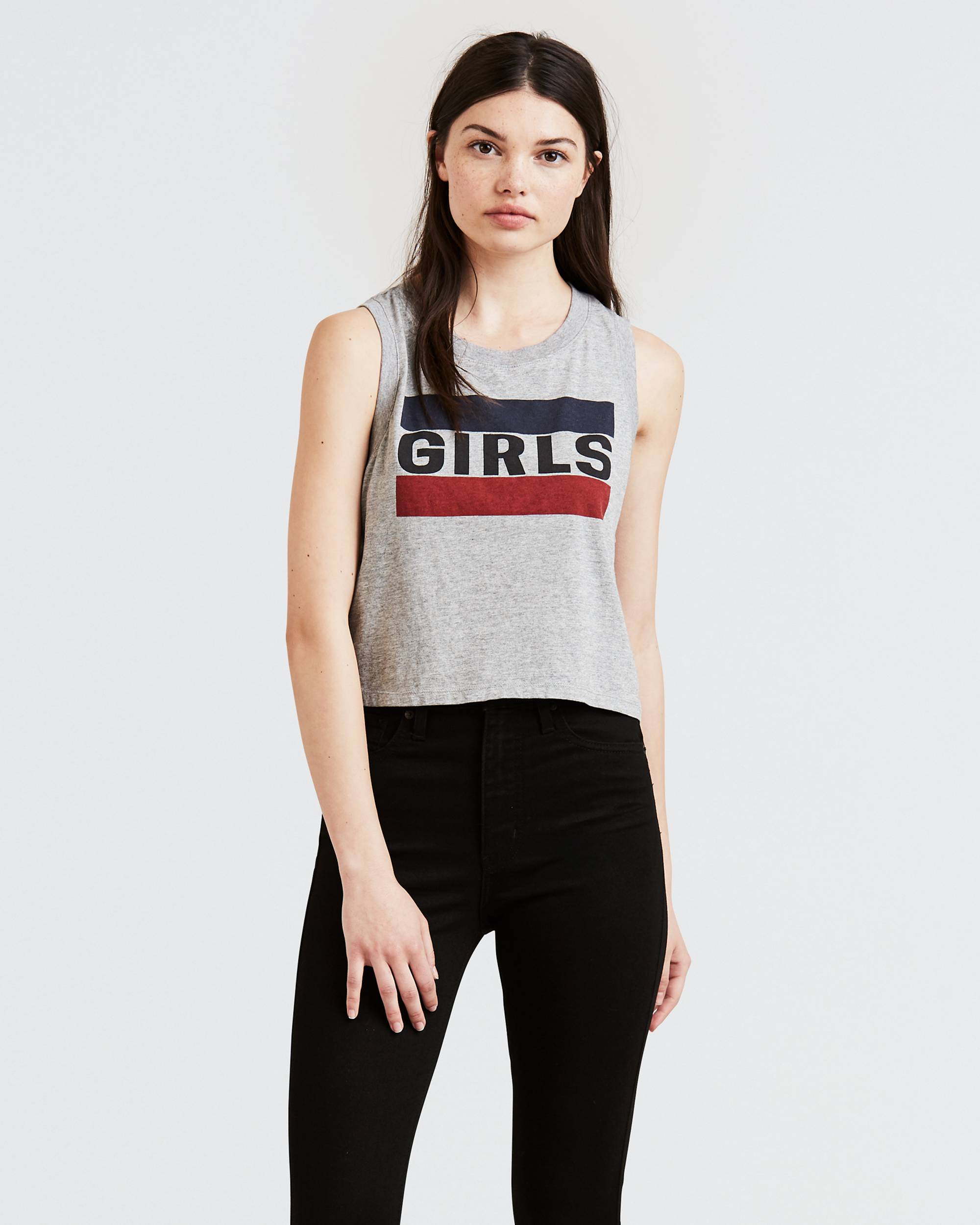 Graphic Crop Tank Top 1