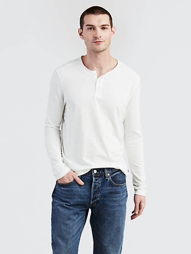 Classic Henley Shirt - White | Levi's® US