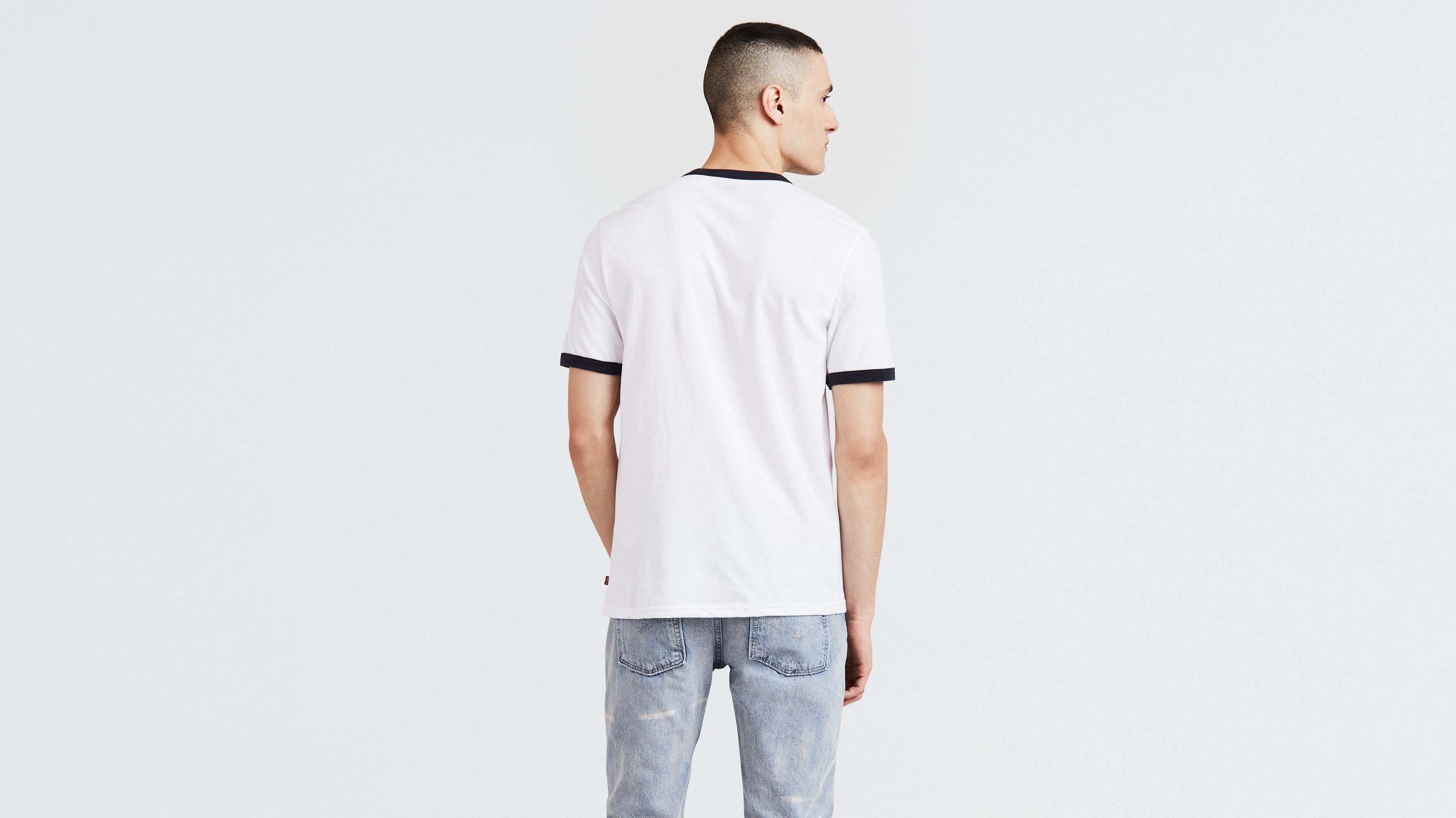 Ringer Sportswear Tee Shirt - White | Levi's® US