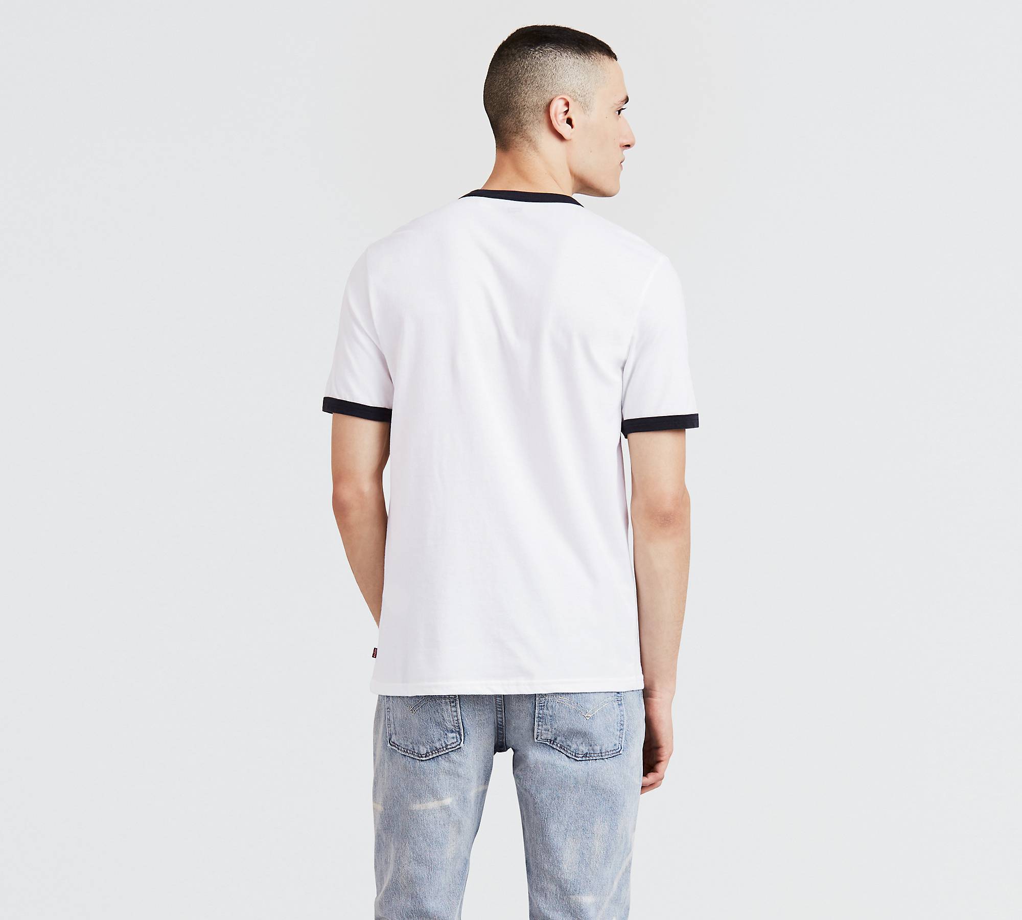 Ringer Sportswear Tee Shirt - White | Levi's® US