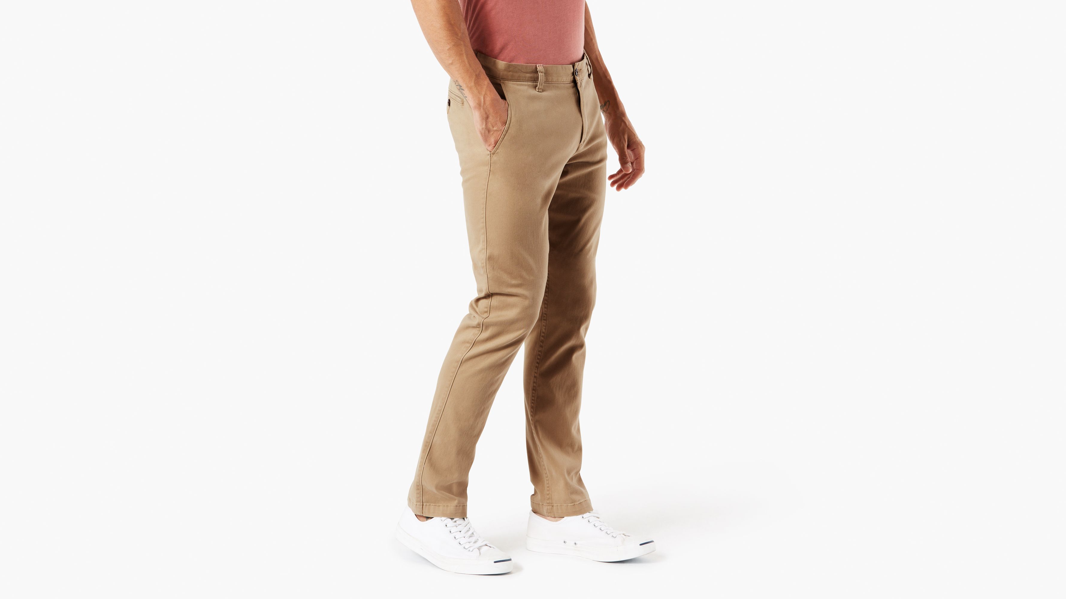 dockers washed khaki slim tapered fit