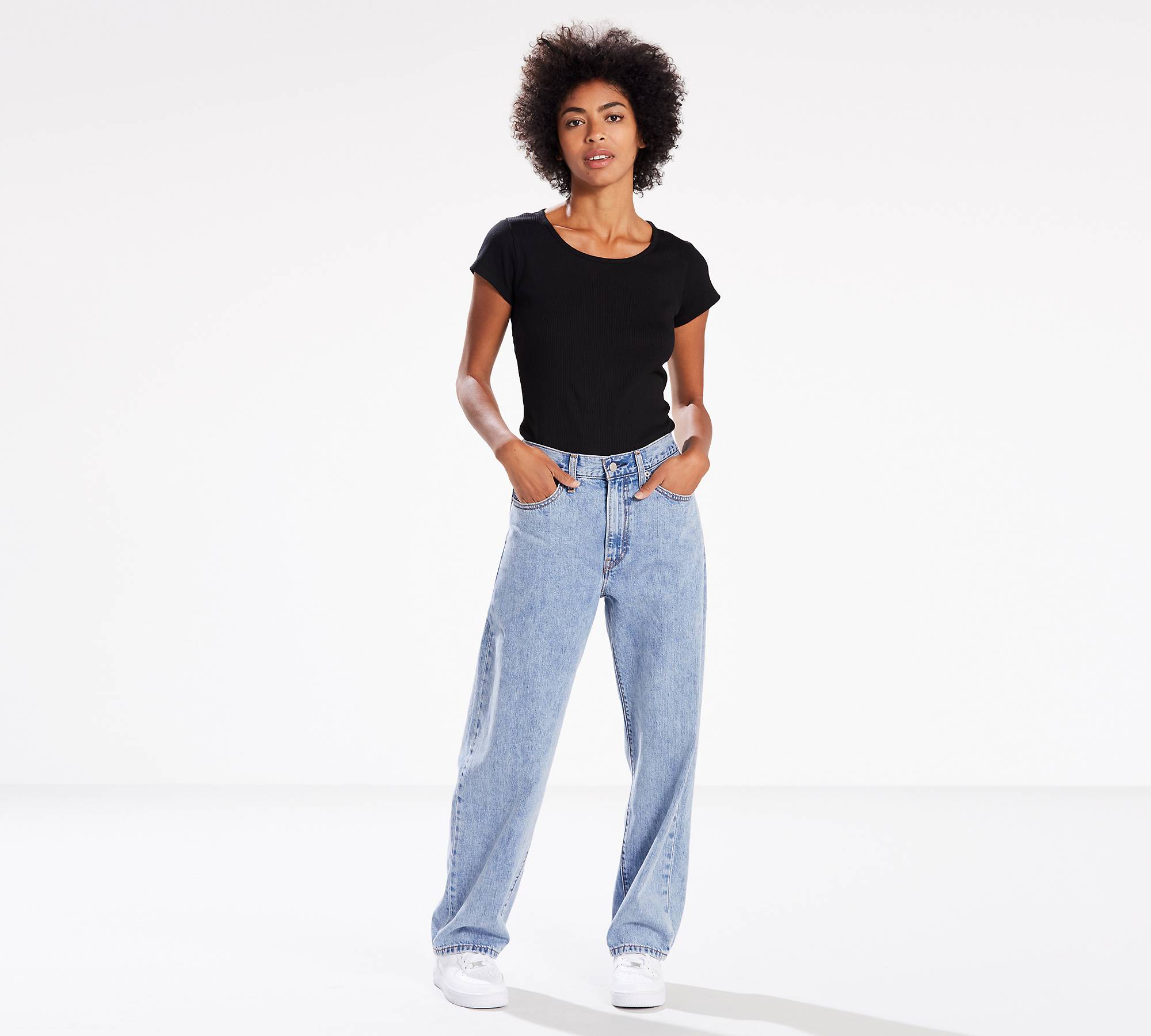 Baggy pants 90s women's Clearance