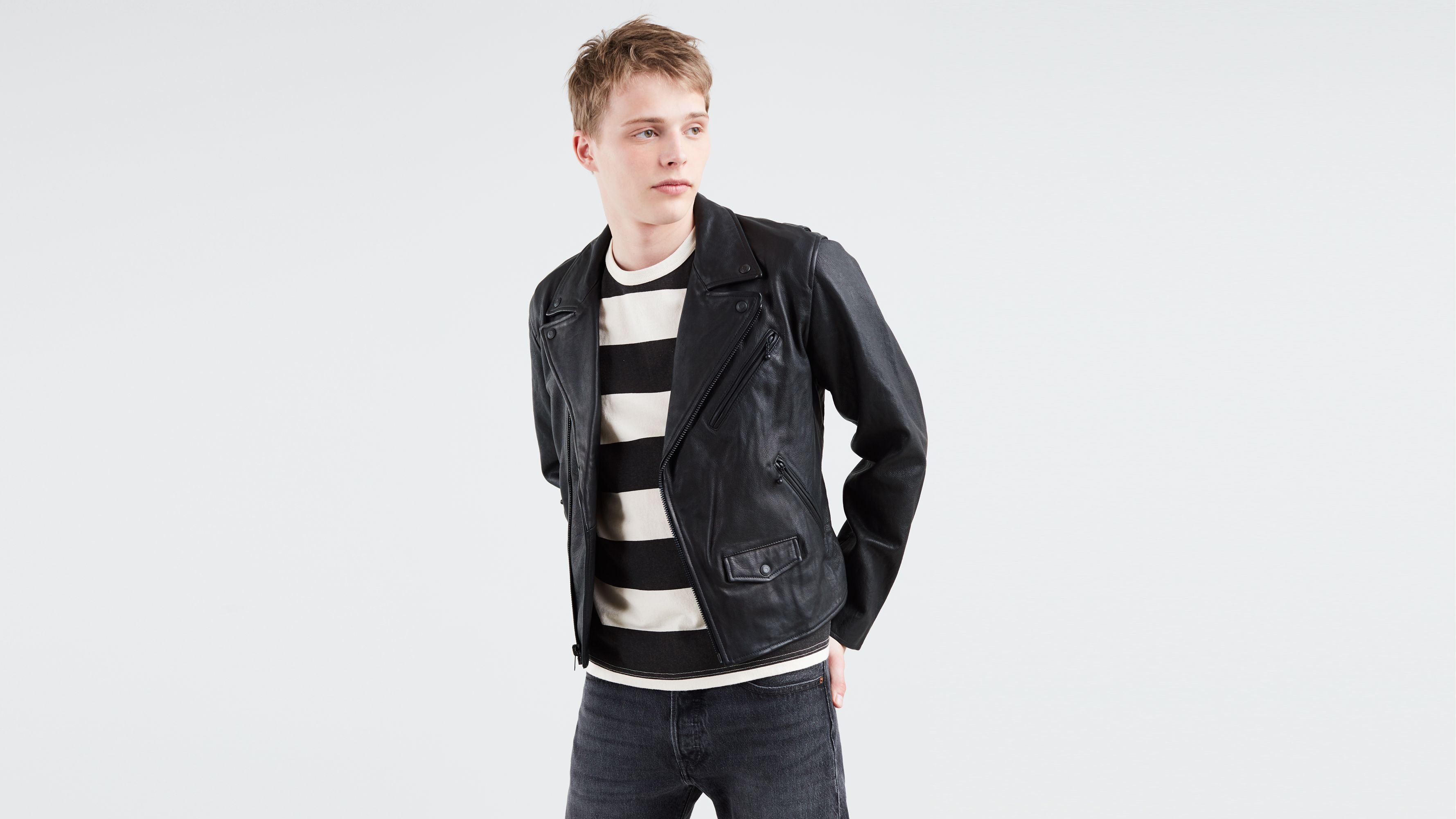 Leather Moto Jacket - Black | Levi's® CA
