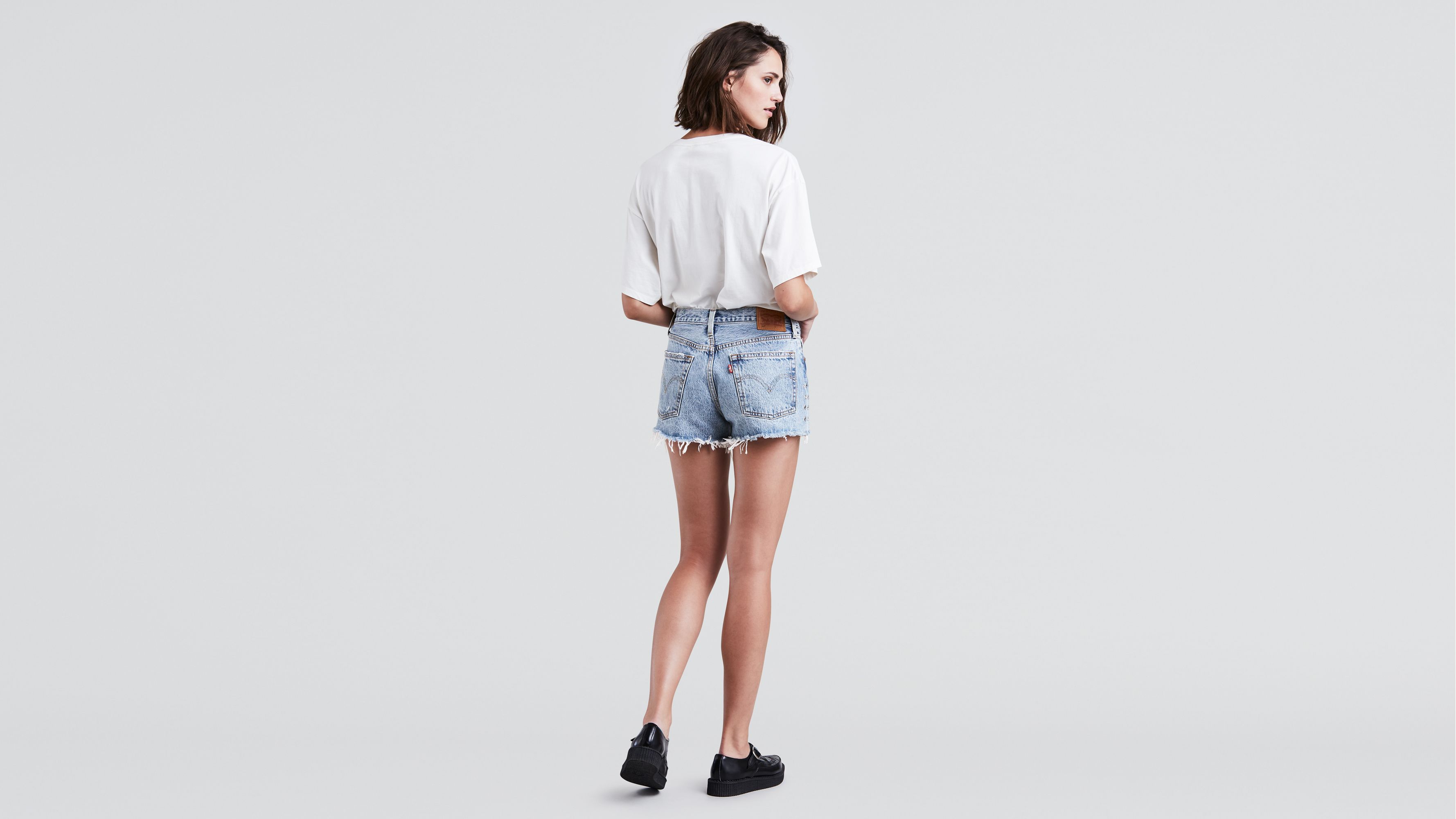 levis 501 button fly shorts