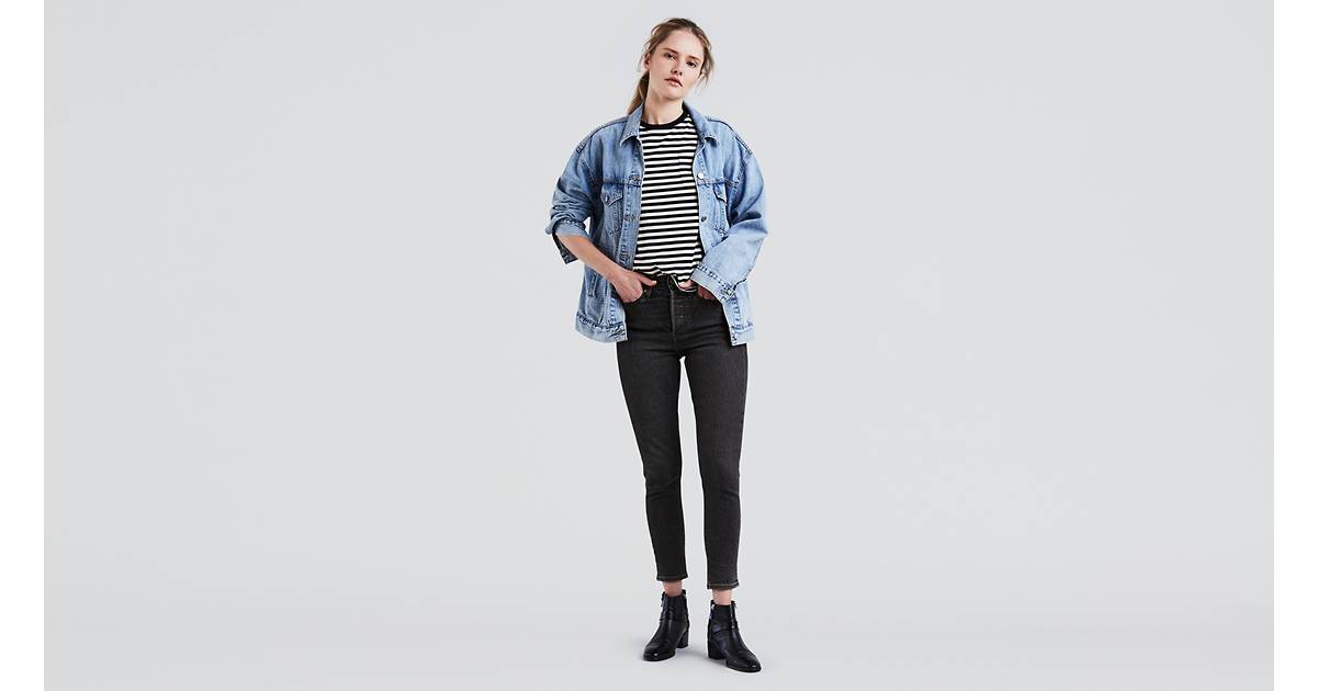 Wedgie Fit Skinny Women's Jeans - Black | Levi's® CA