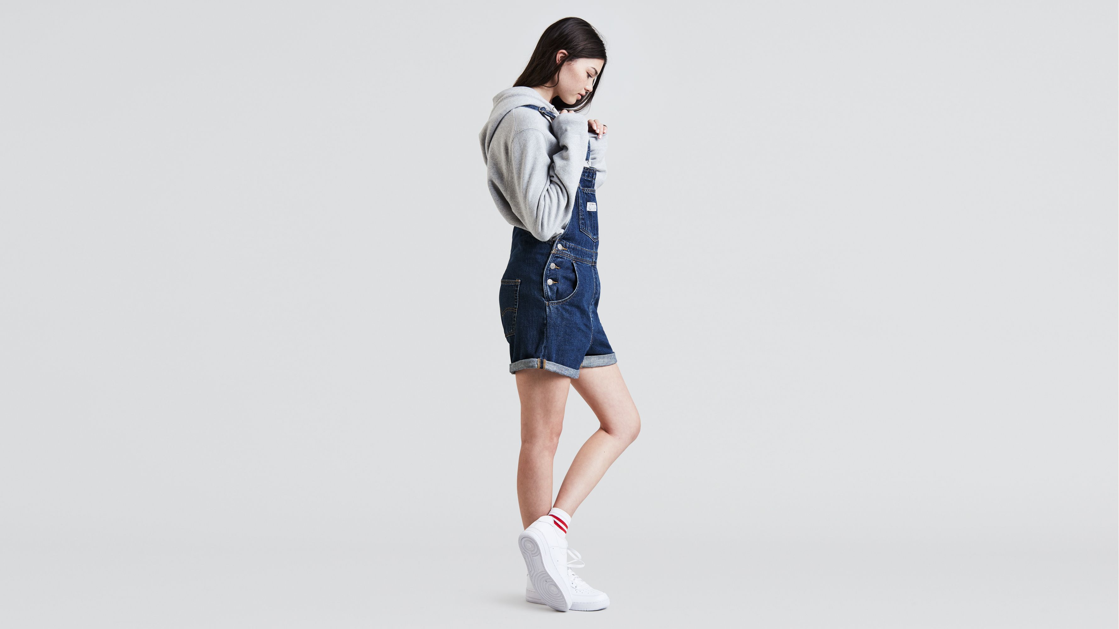 Levis sale shorts overalls