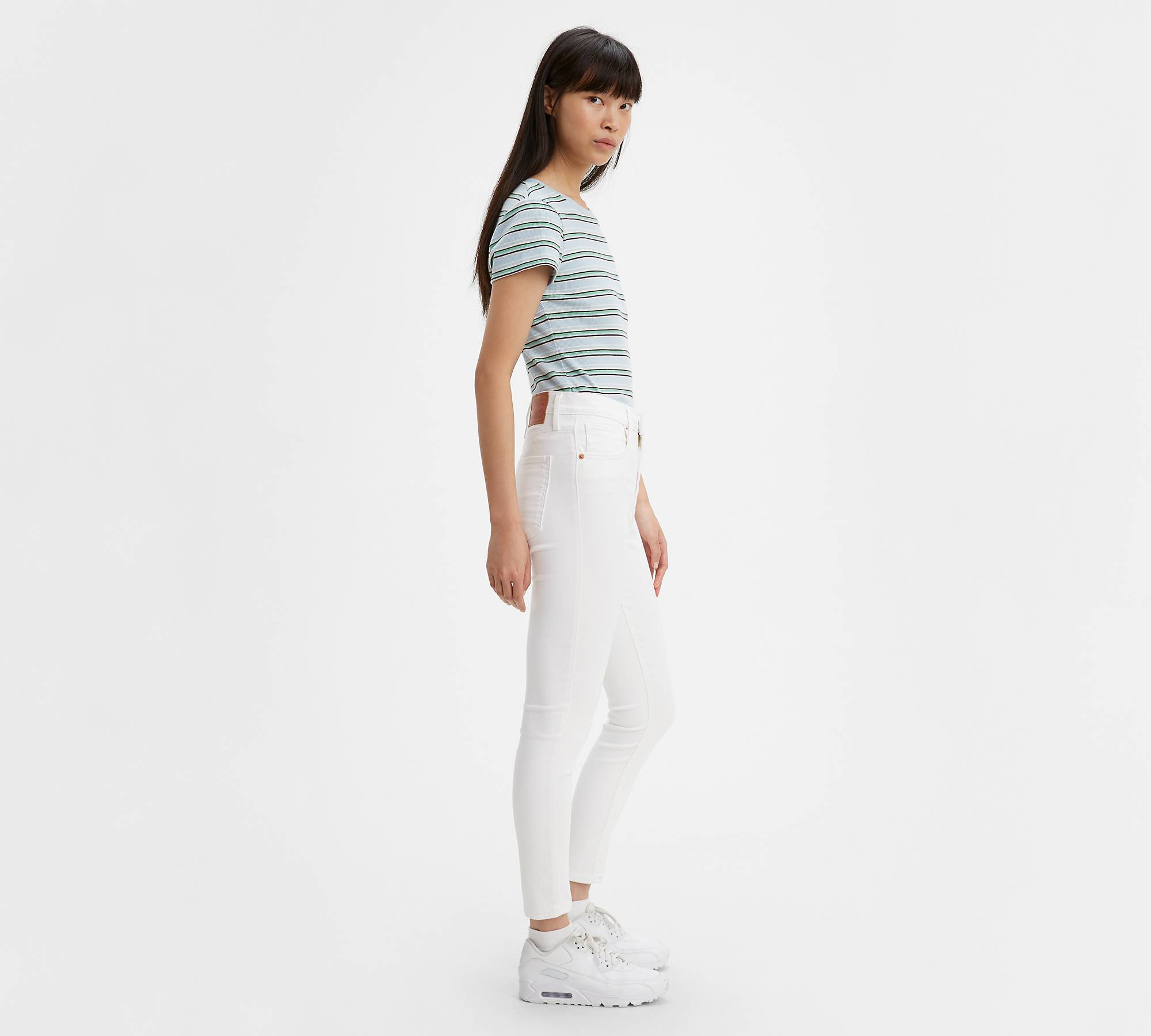 Mile High Super Skinny Ankle Women's Jeans - White | Levi's® CA