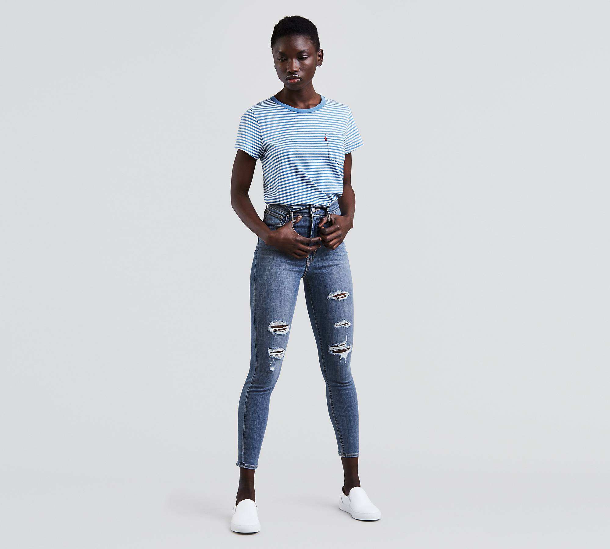 toksicitet frugter Thorny Mile High Super Skinny Ankle Women's Jeans - Medium Wash | Levi's® US