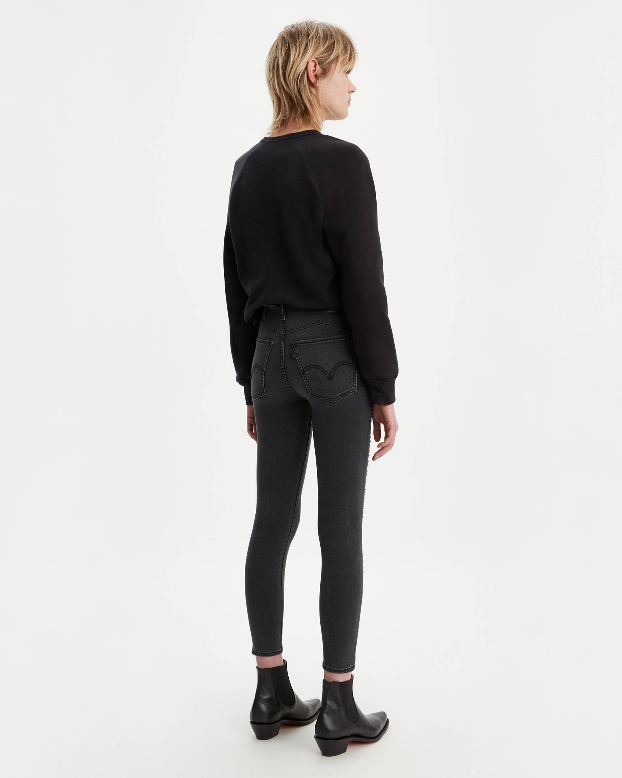 Mile High Super Skinny Studded Ankle Women's Jeans 2