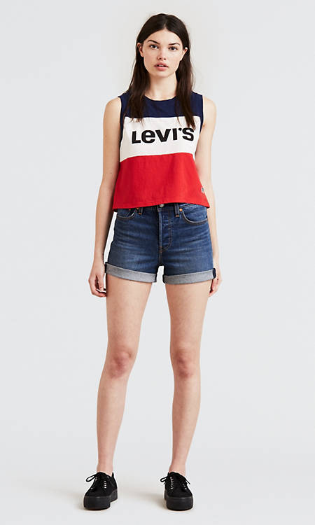 Wedgie Fit Shorts Dark Wash Levi S Us Wedgie Fit Shorts Dark Wash Levi S Us