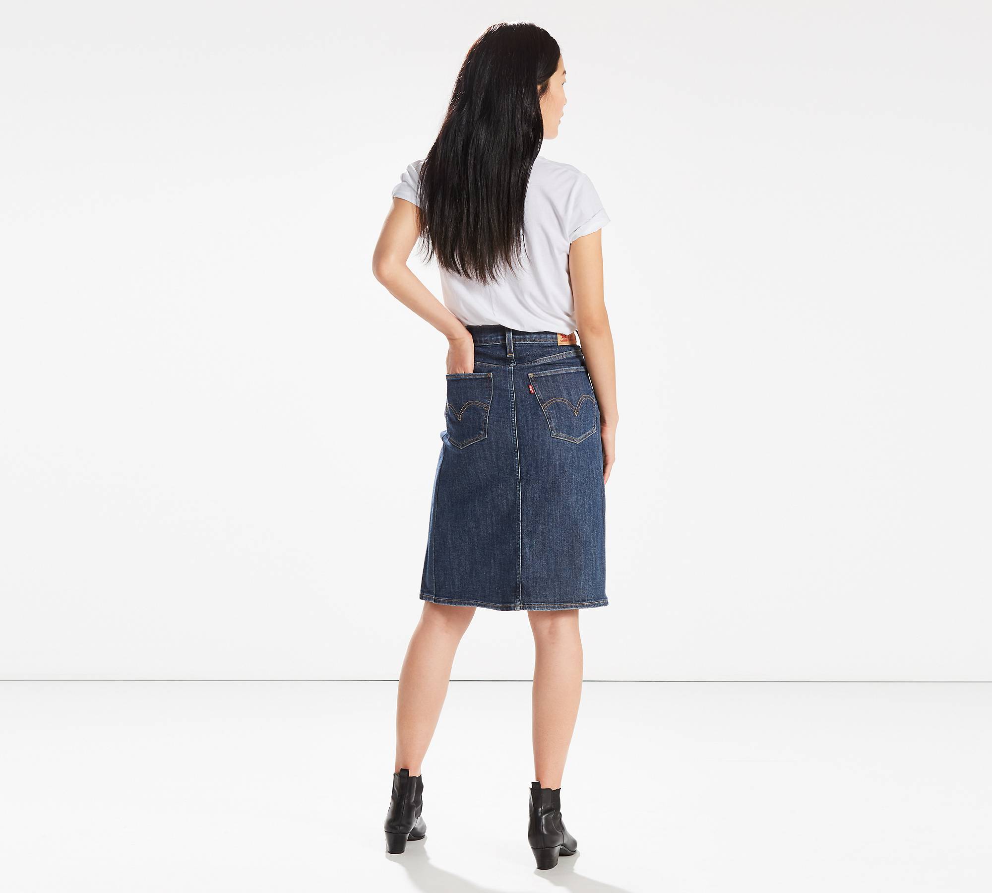 A-line Midi Skirt - Blue | Levi's® US