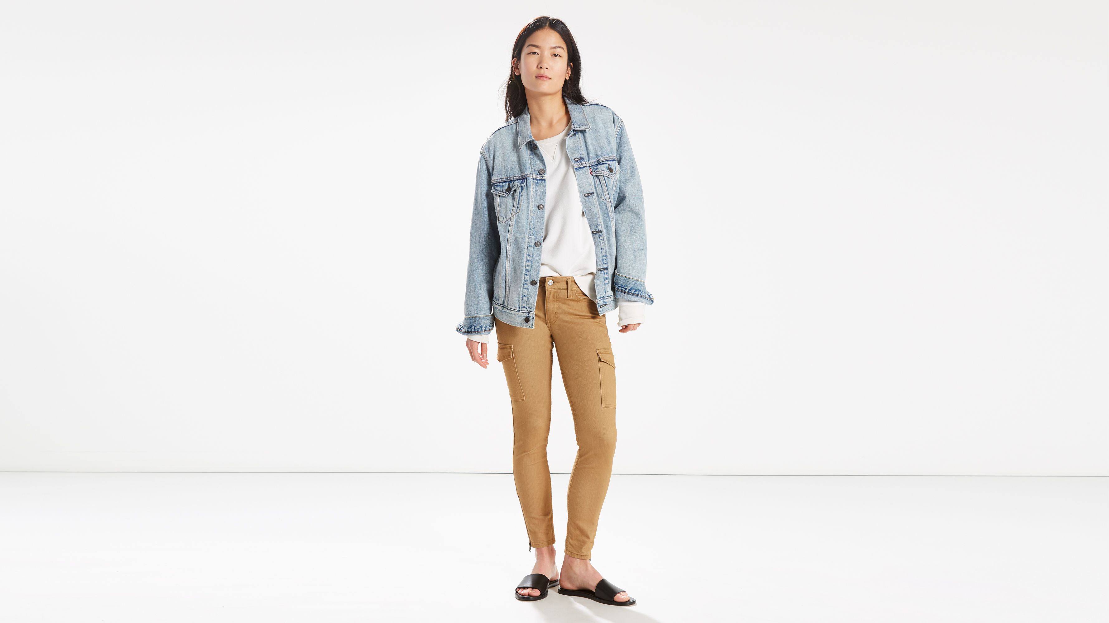 levi's 711 utility skinny ankle jeans