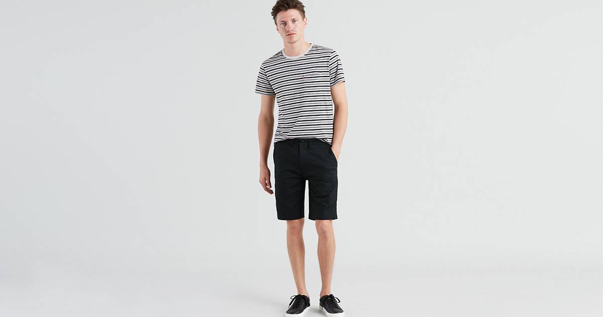 502™ Taper Fit Chino Shorts - Black | Levi's® US