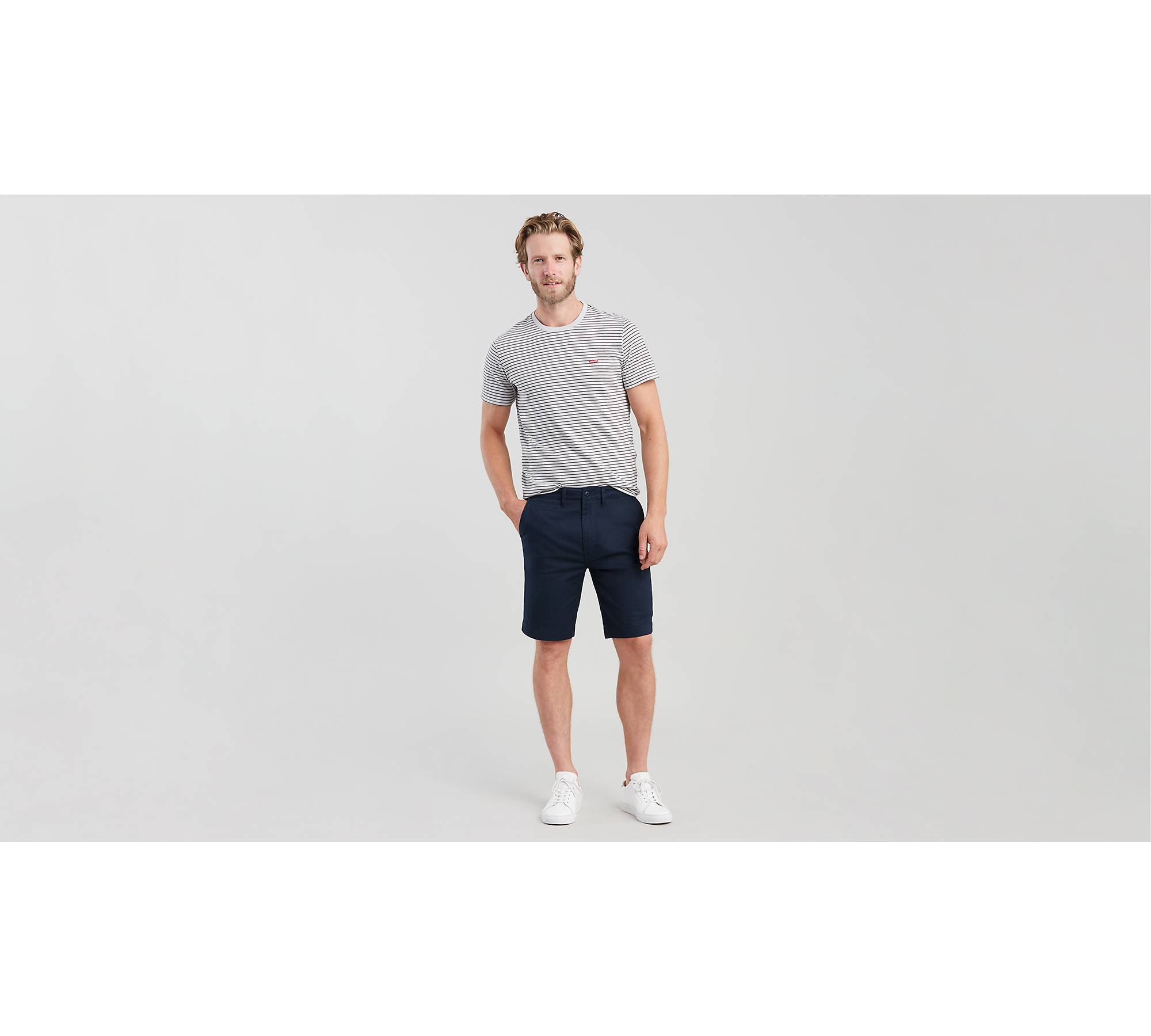 502™ Taper Fit Chino Shorts - Blue | Levi\'s® US