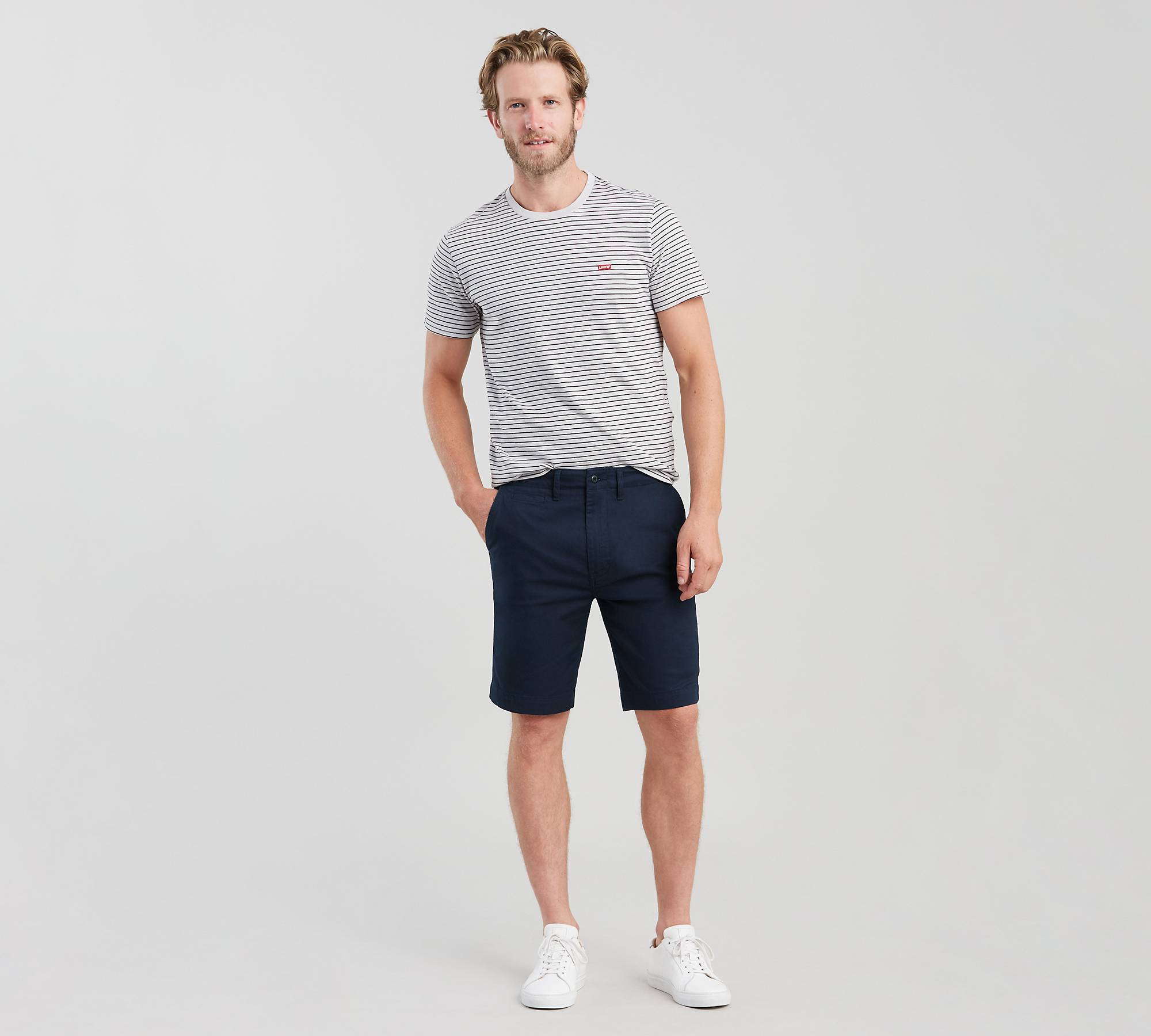 502™ Taper Fit Chino Shorts - Blue | Levi's® US