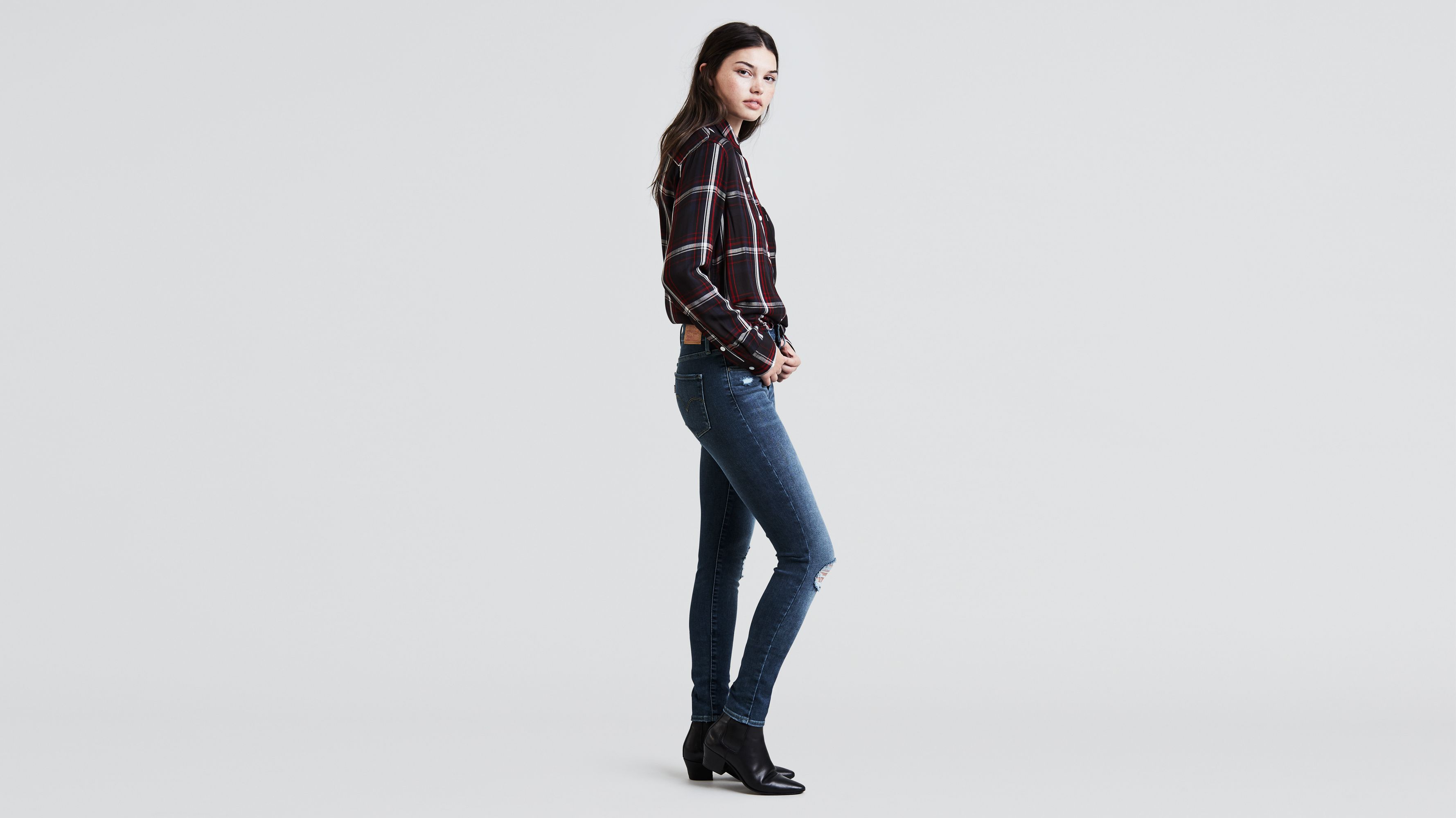 levi's high rise super skinny jeans