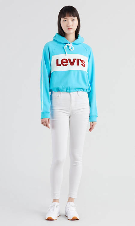 Kikker overhemd Scheur 720 High Rise Super Skinny Women's Jeans - White | Levi's® US