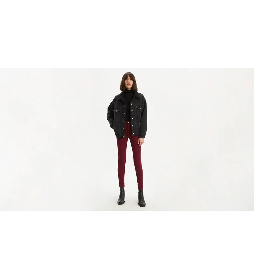 720 High Rise Super Skinny Colored Women's Jeans - Red | Levi's® CA