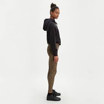 720 High Rise Super Skinny Leopard Print Women's Jeans 3
