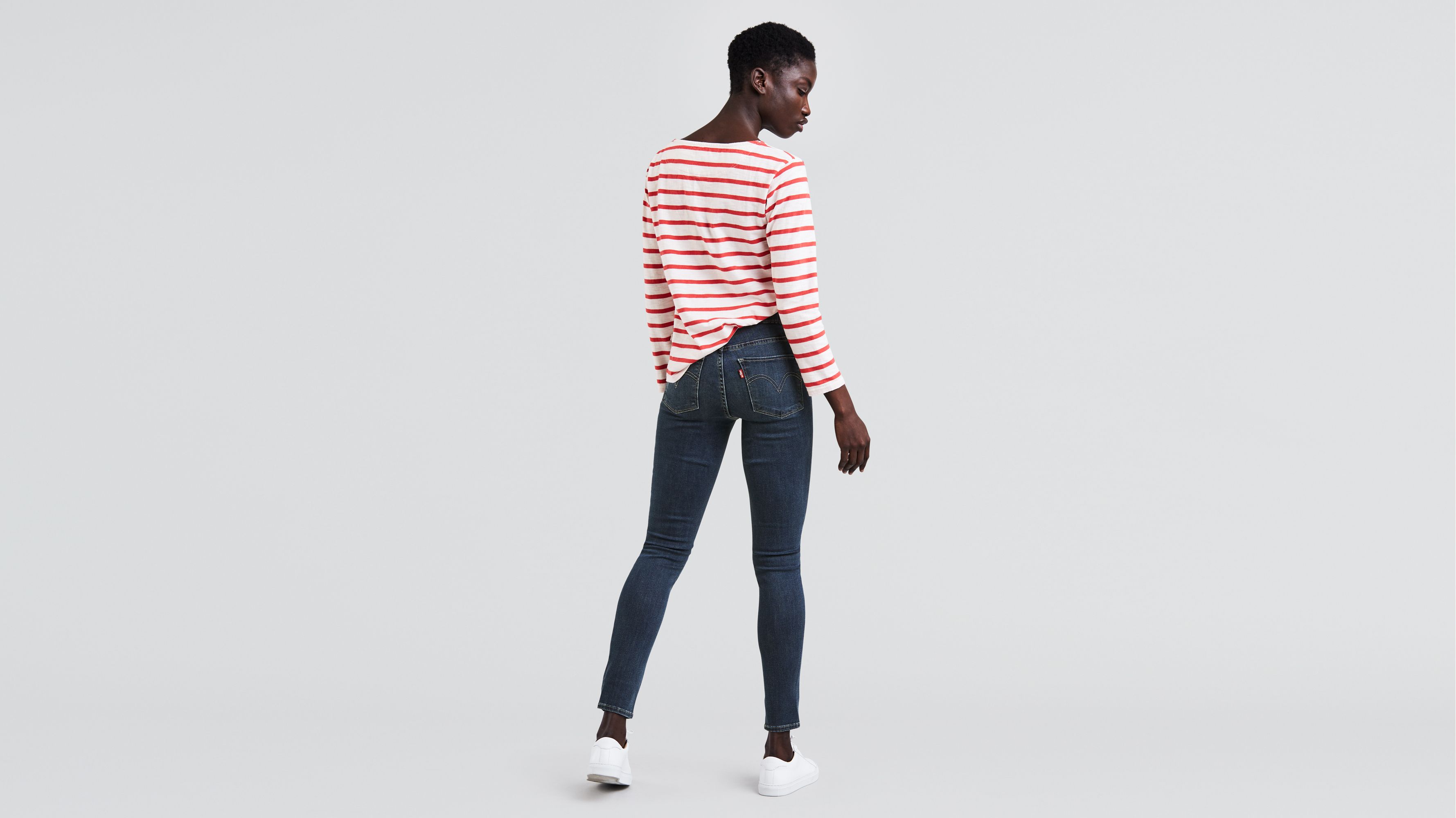 women's pull on elastic waist jeans