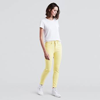 721 High Rise Ankle Skinny Women's Jeans - Yellow | Levi's® US