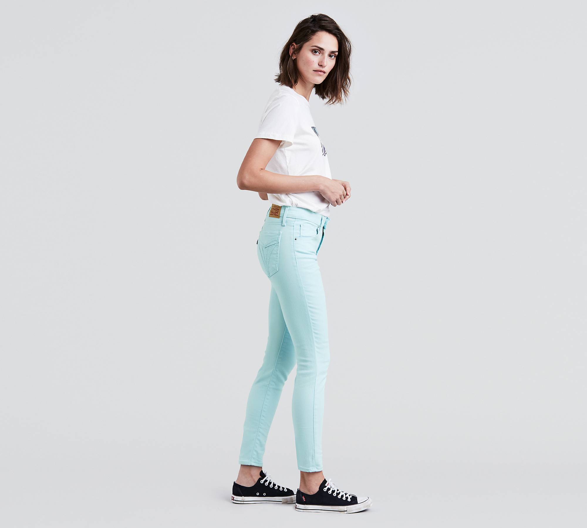 721 High Rise Ankle Skinny Women's Jeans - Blue | Levi's® US
