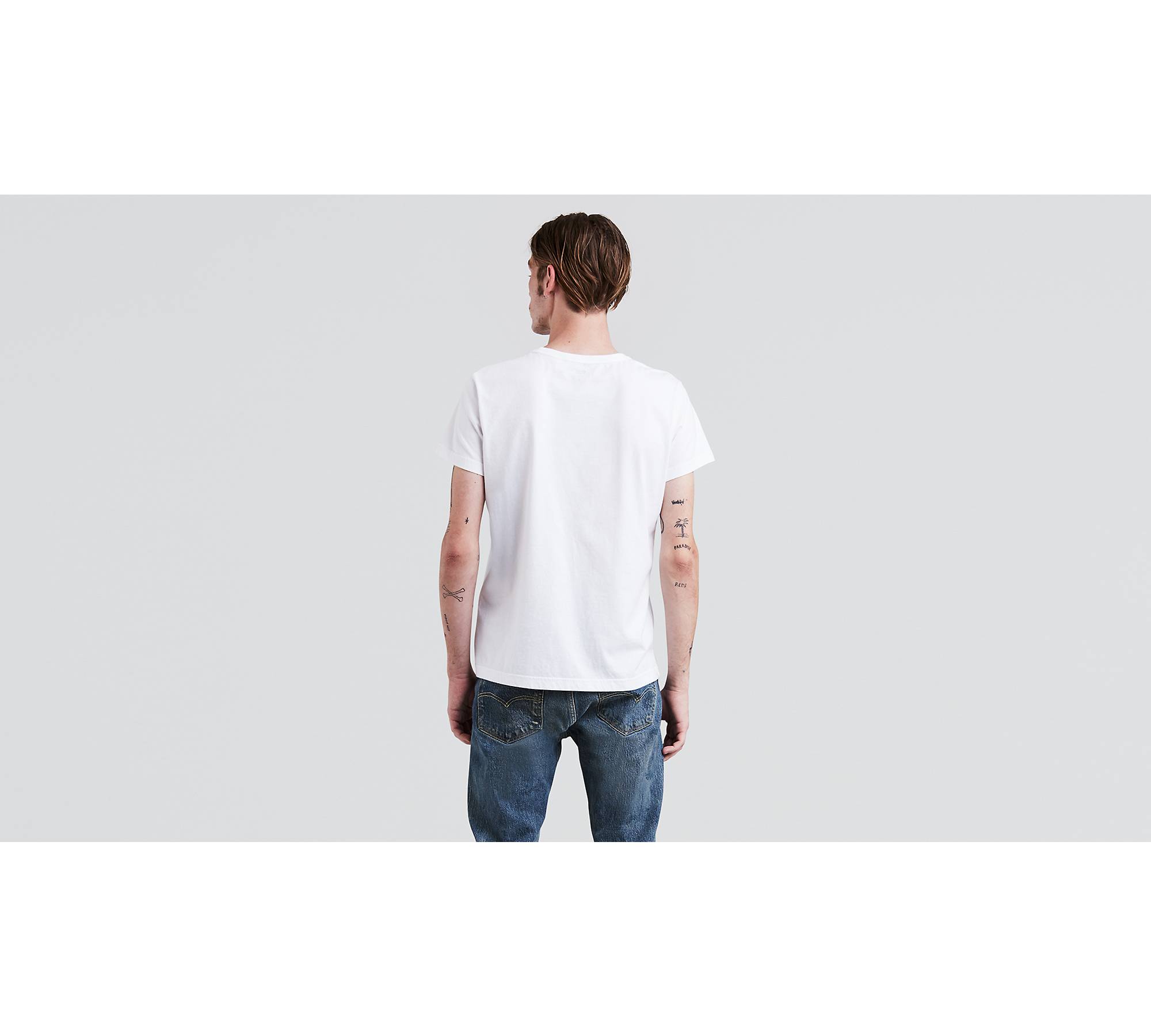 Button Your Fly Tee Shirt - White | Levi's® US